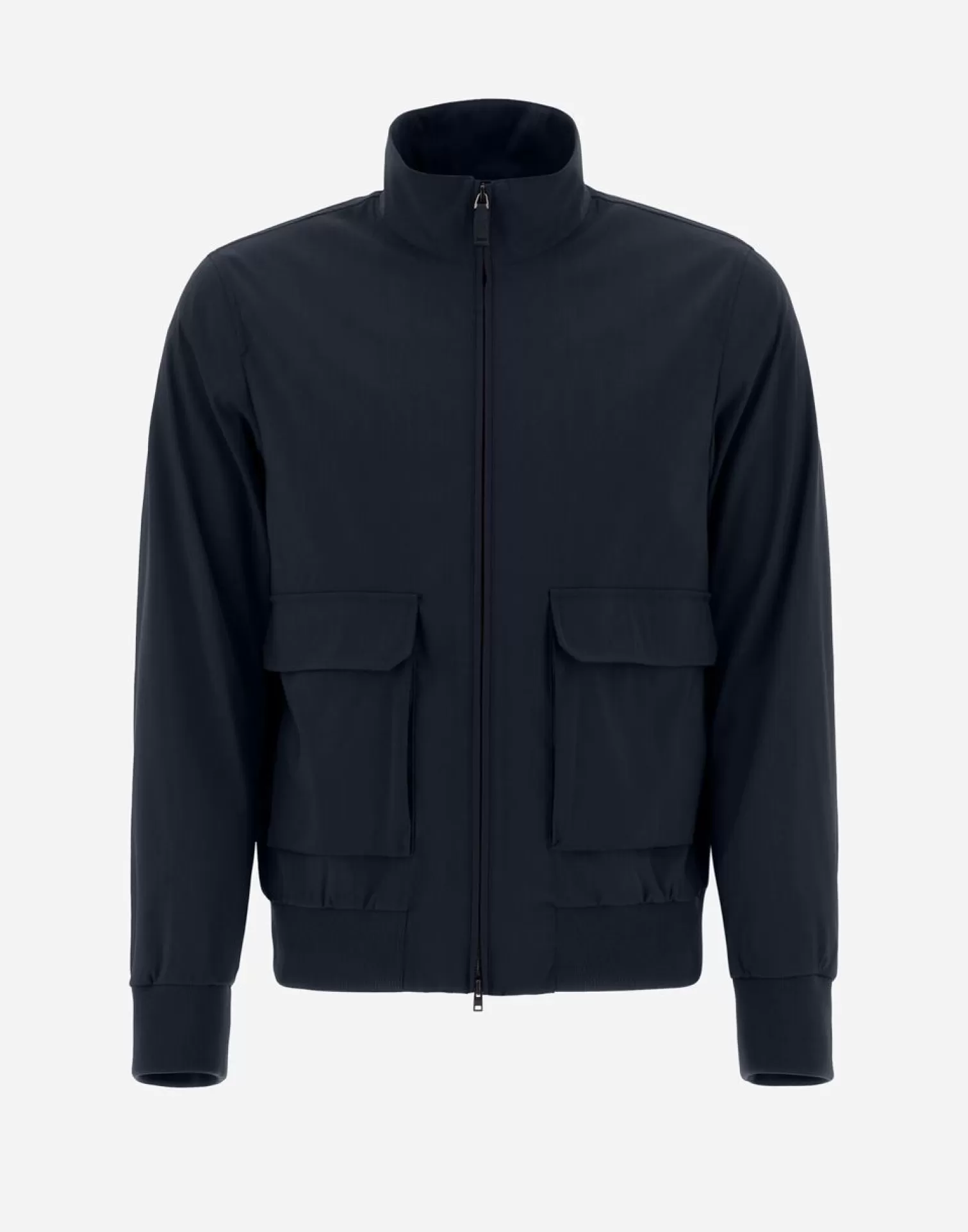 Herno Bomber>Bomber Jacket In T-Way Blue