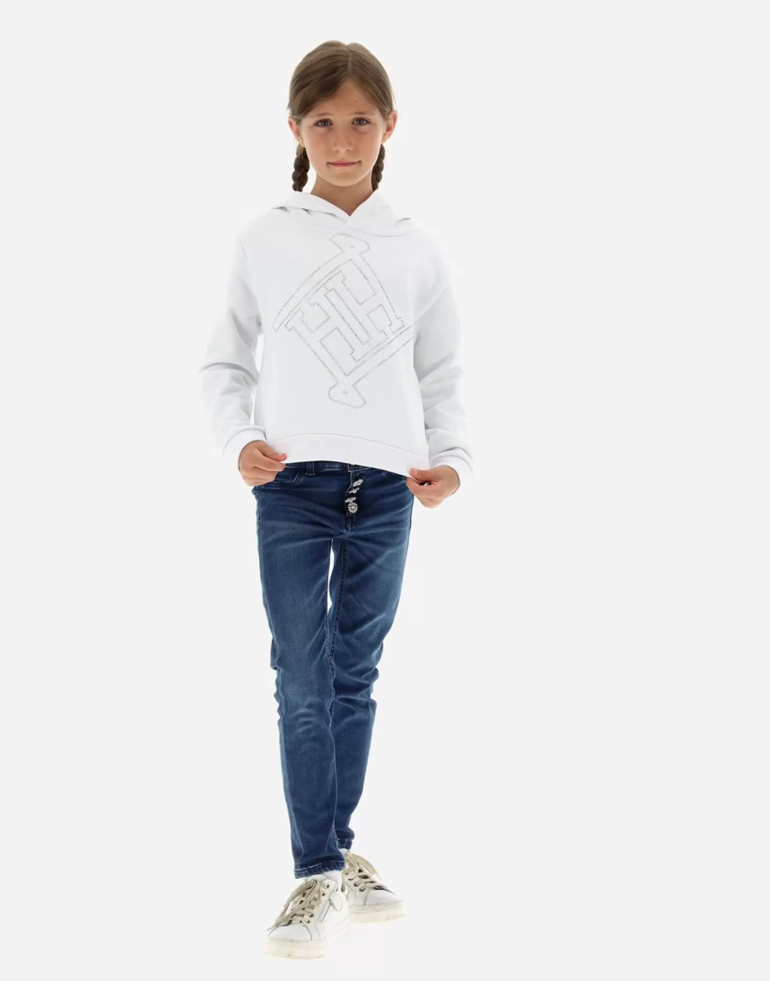 Herno Vêtements>Cotton Sweatshirt White