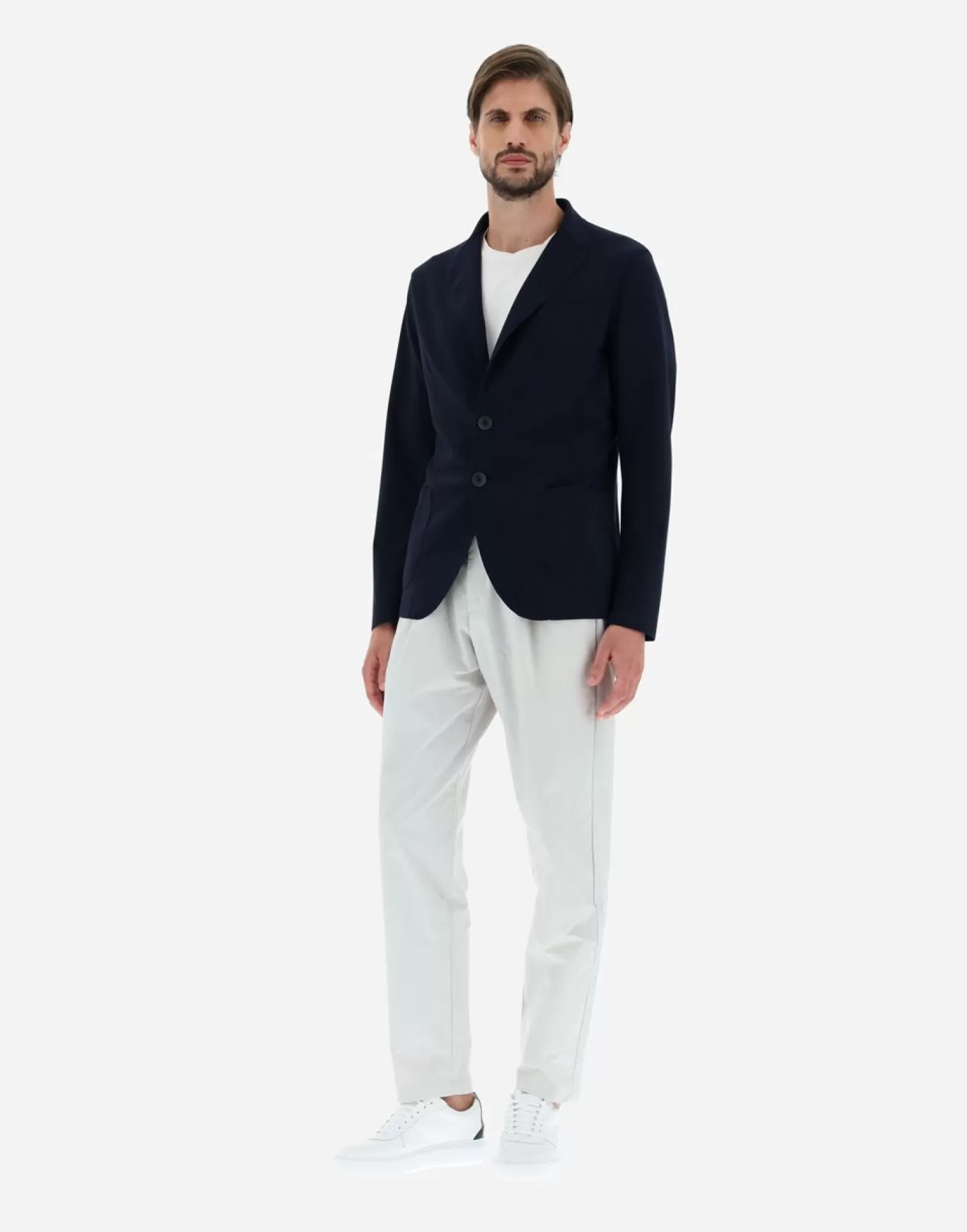 Herno Blazers>First-Act Blazer Navy Blue