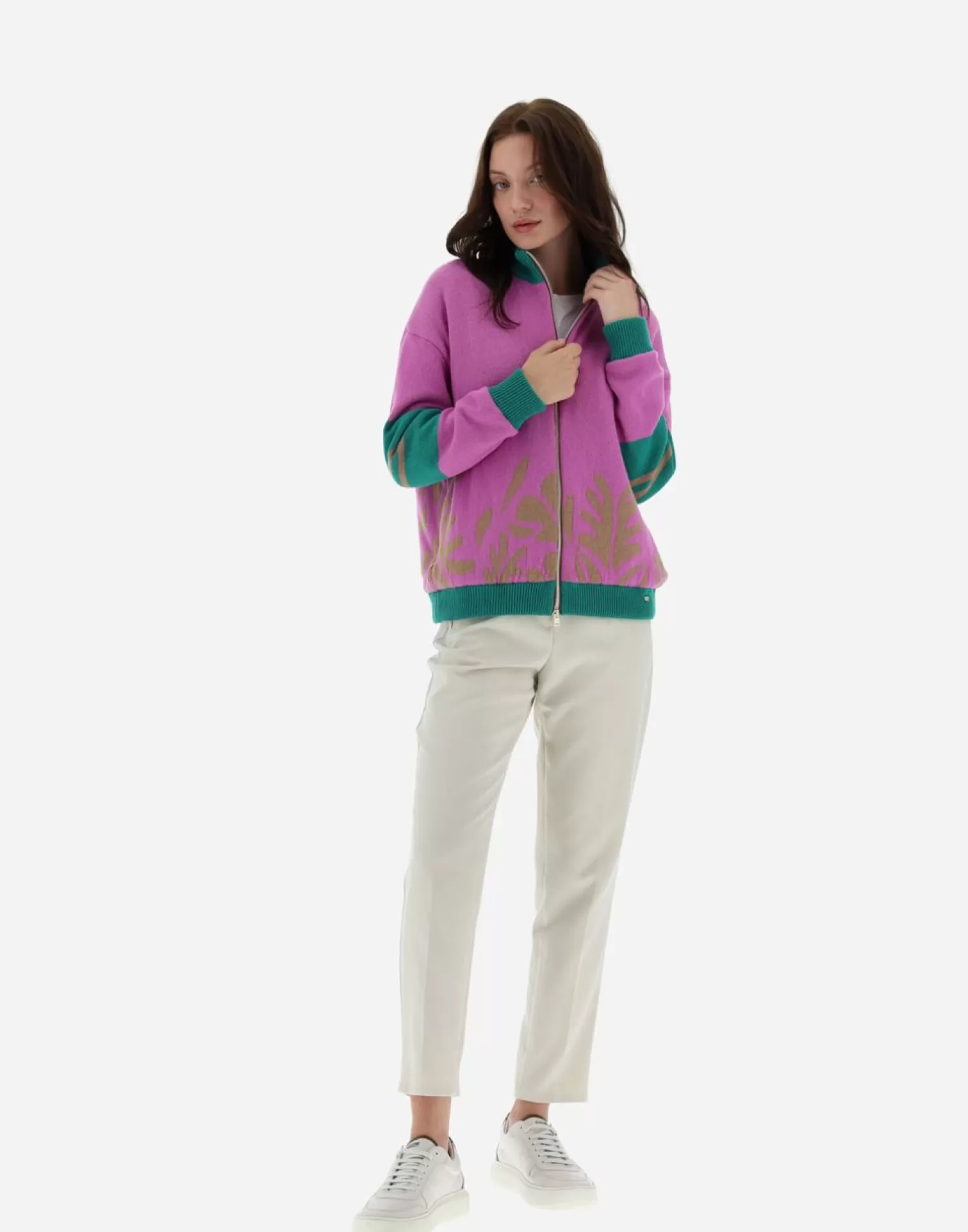 Herno Pulls Et Cardigans>Flora Cashmere Cardigan Periwinkle