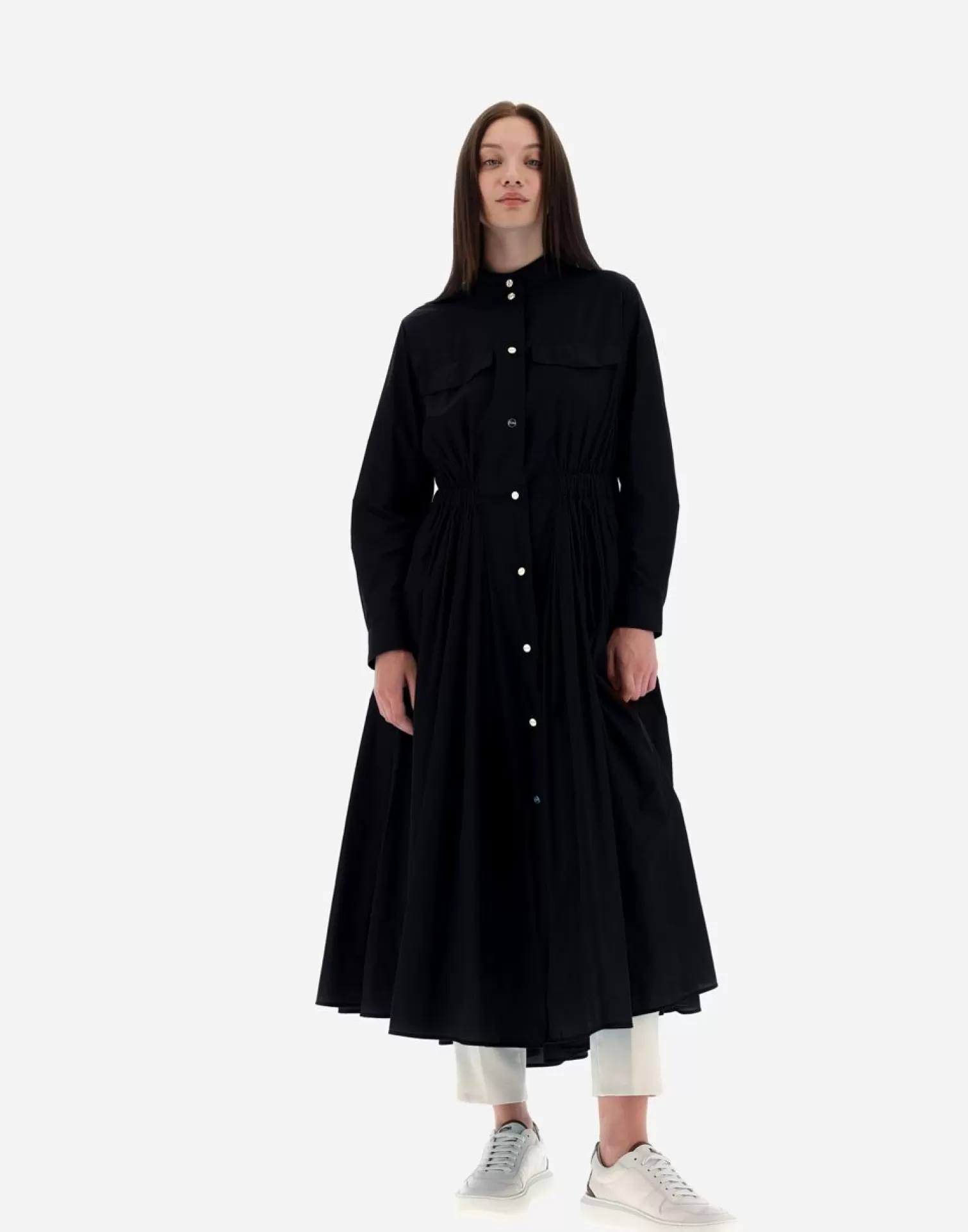 Herno Raincoats>Globe Coat In New Recycled Taffeta Black