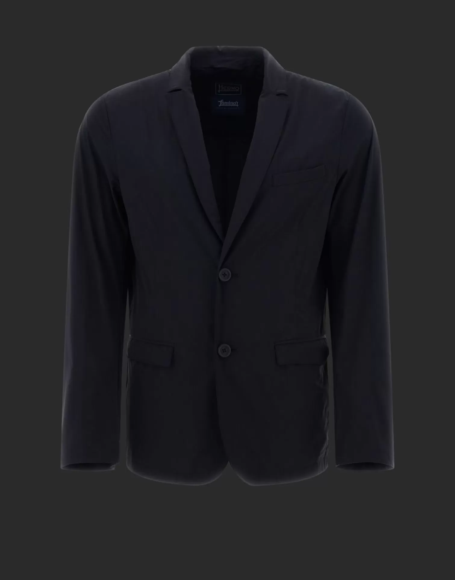 Herno Blazers>Laminar Light Matt Blazer Black