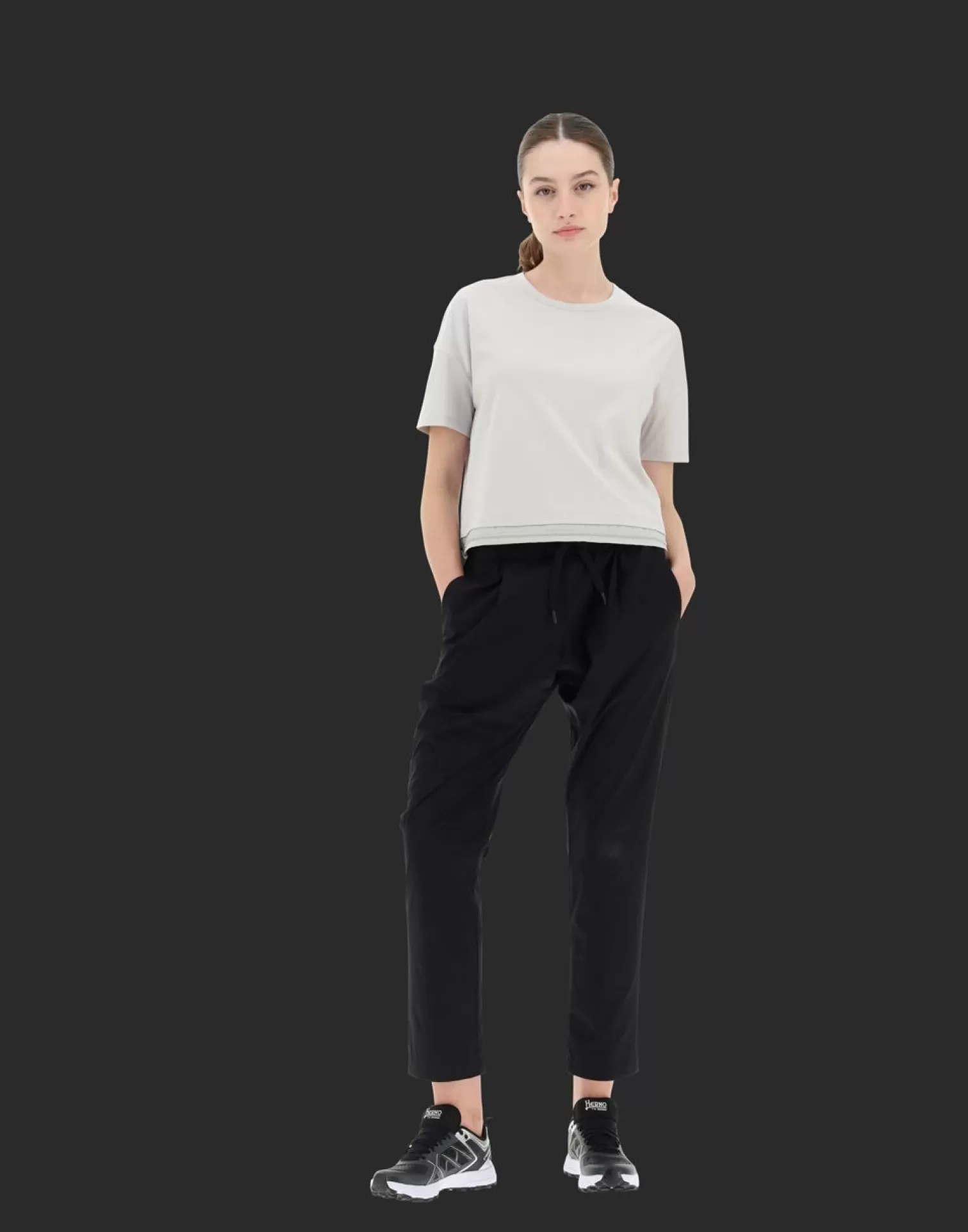 Herno Pantalons>Laminar Trousers In Nylon Maestro Black