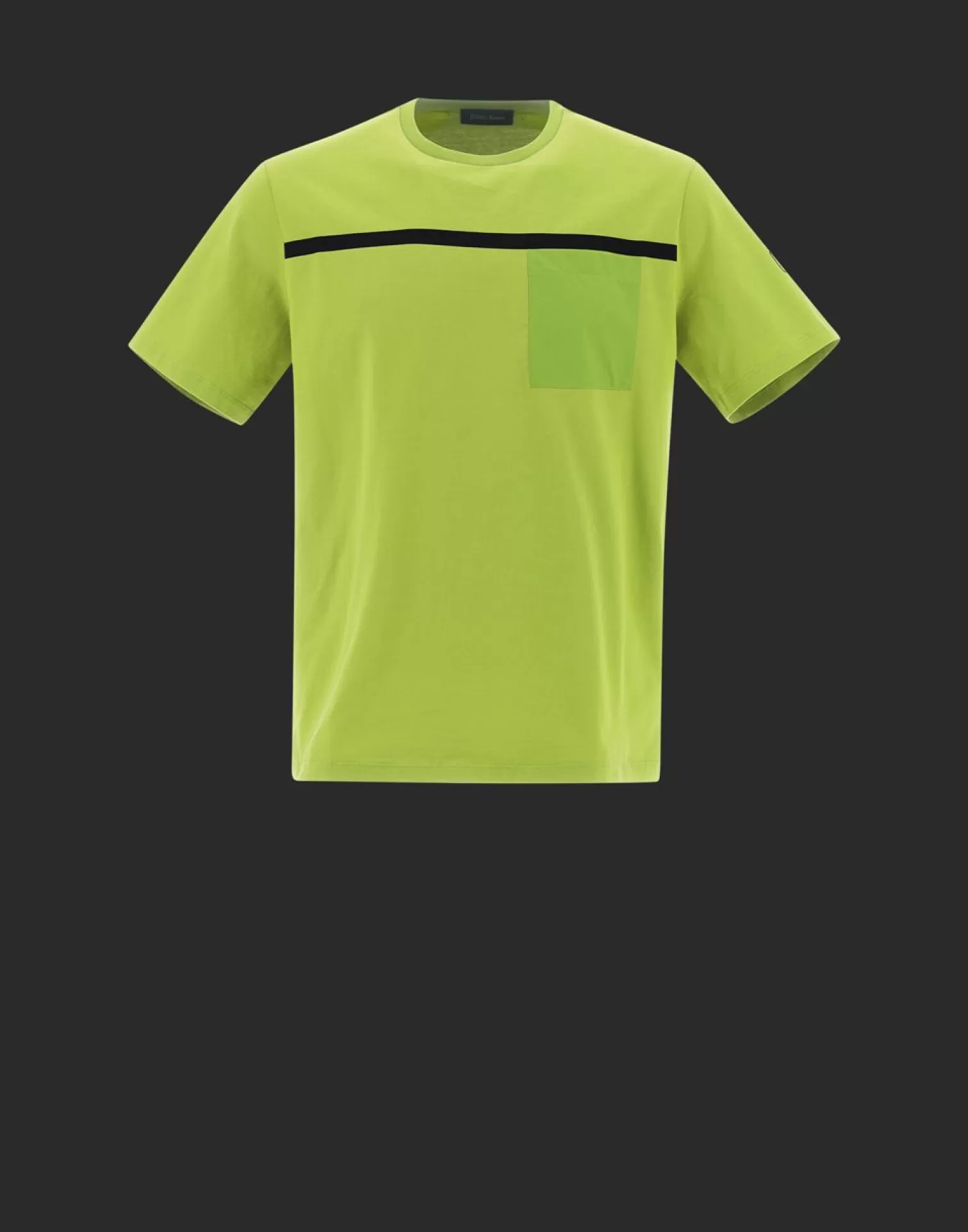 Herno T-Shirts Et Polos>Laminar T-Shirt In Sport Heavy Jersey Oasis Green