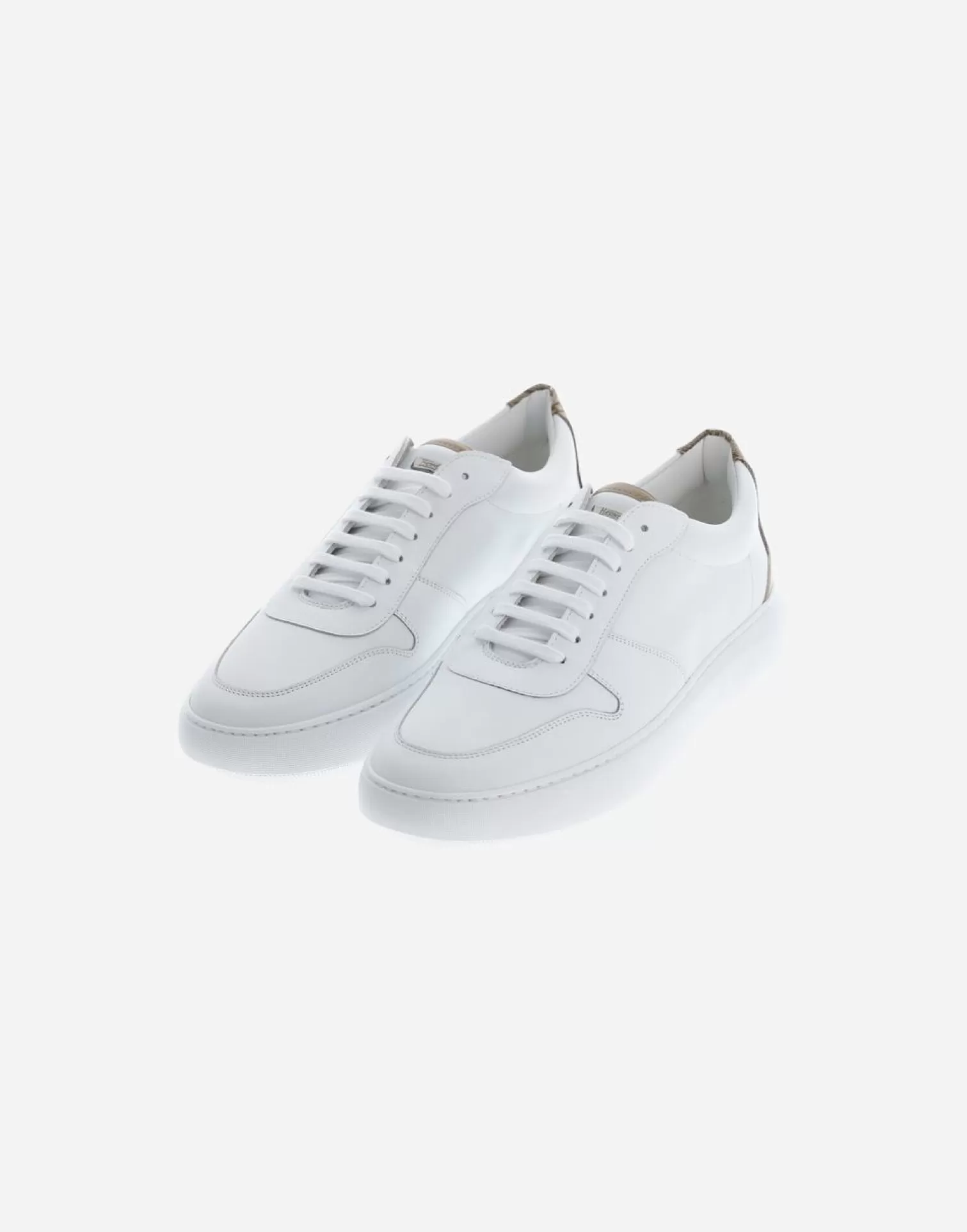 Herno Chaussures>Men'S Monogram Court Shoes White