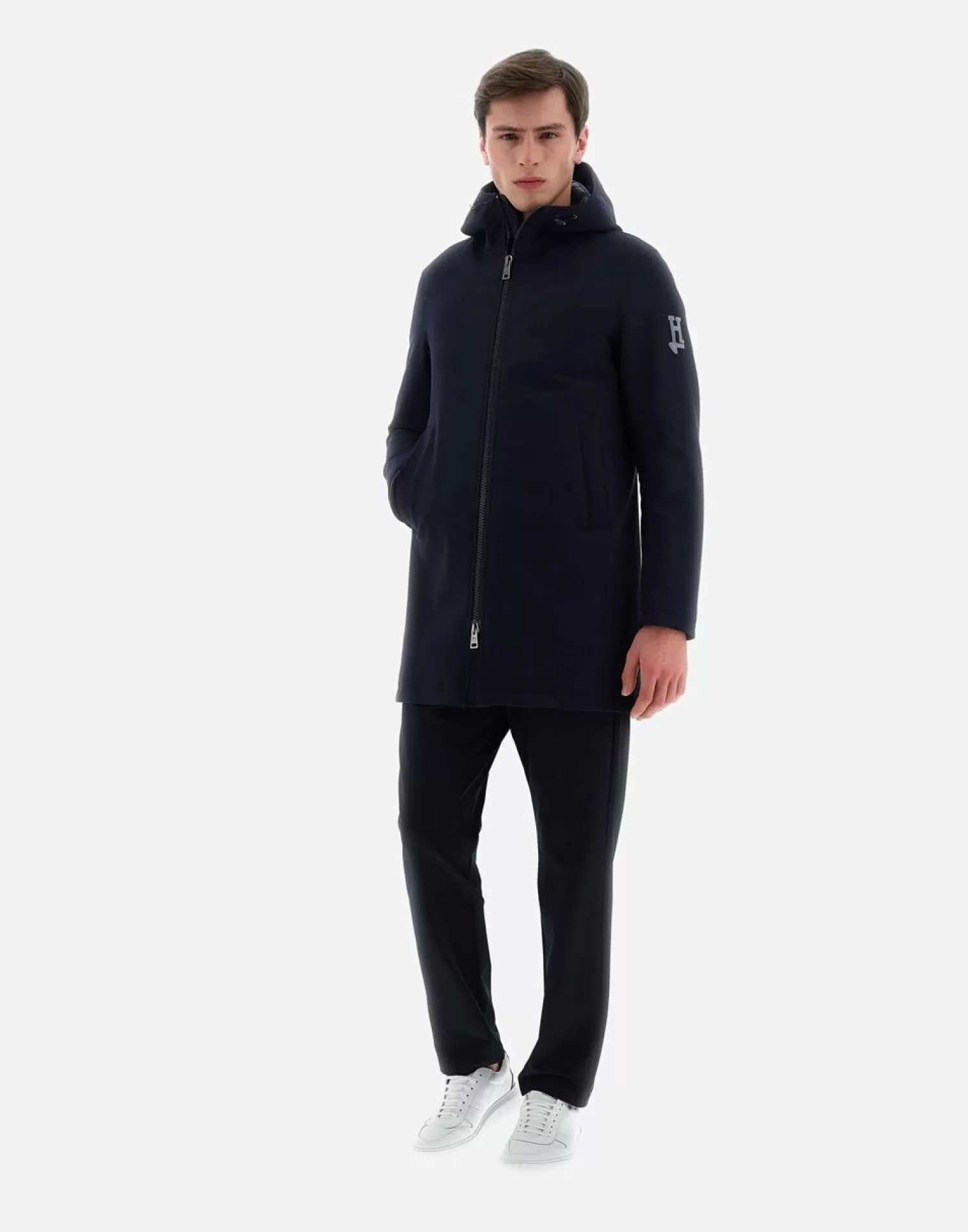 Herno Parkas Et Vestes>Men'S Parka In Metropolitan Dark Blue