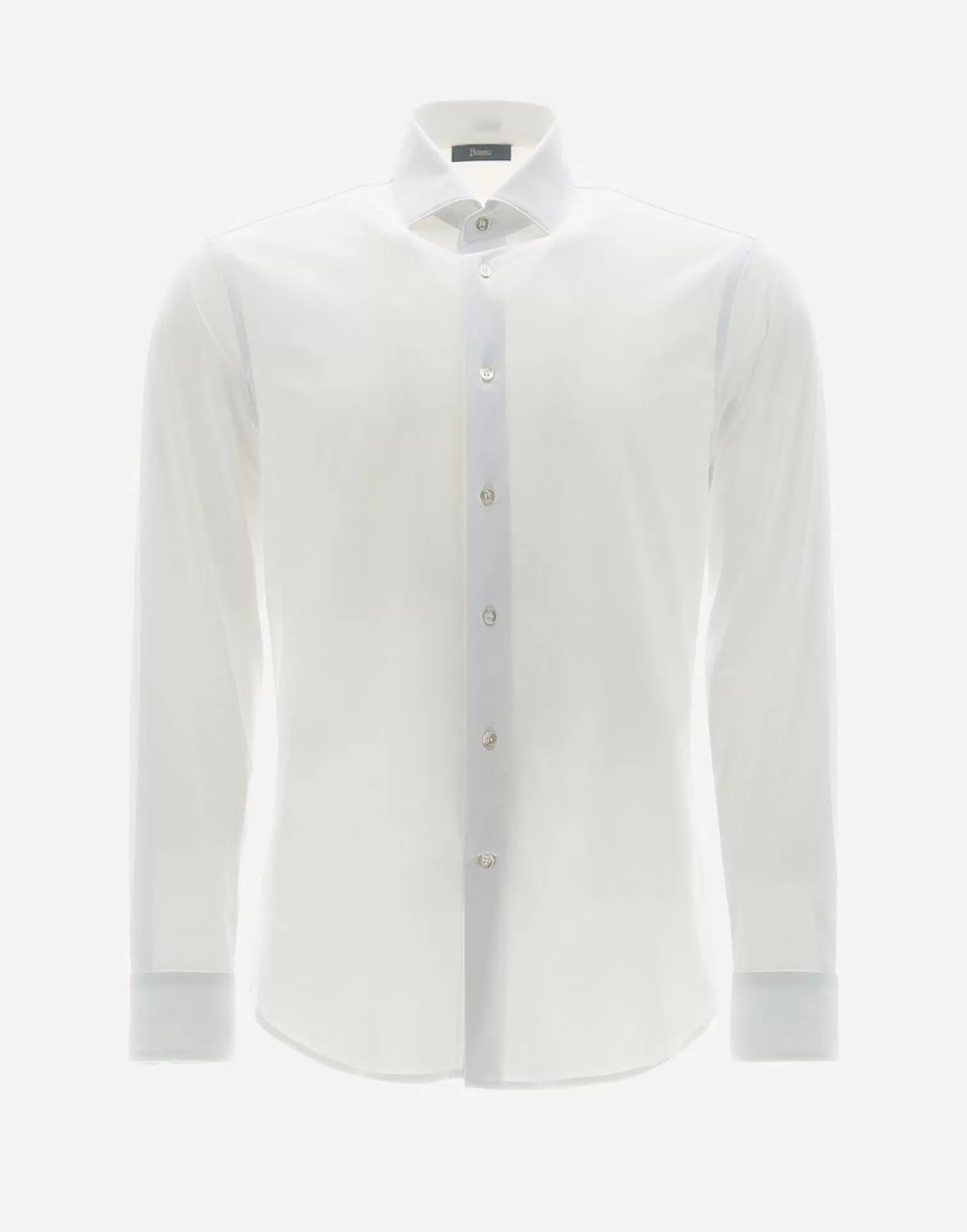 Herno Chemises>Men'S Spring Ultralight Scuba Shirt White