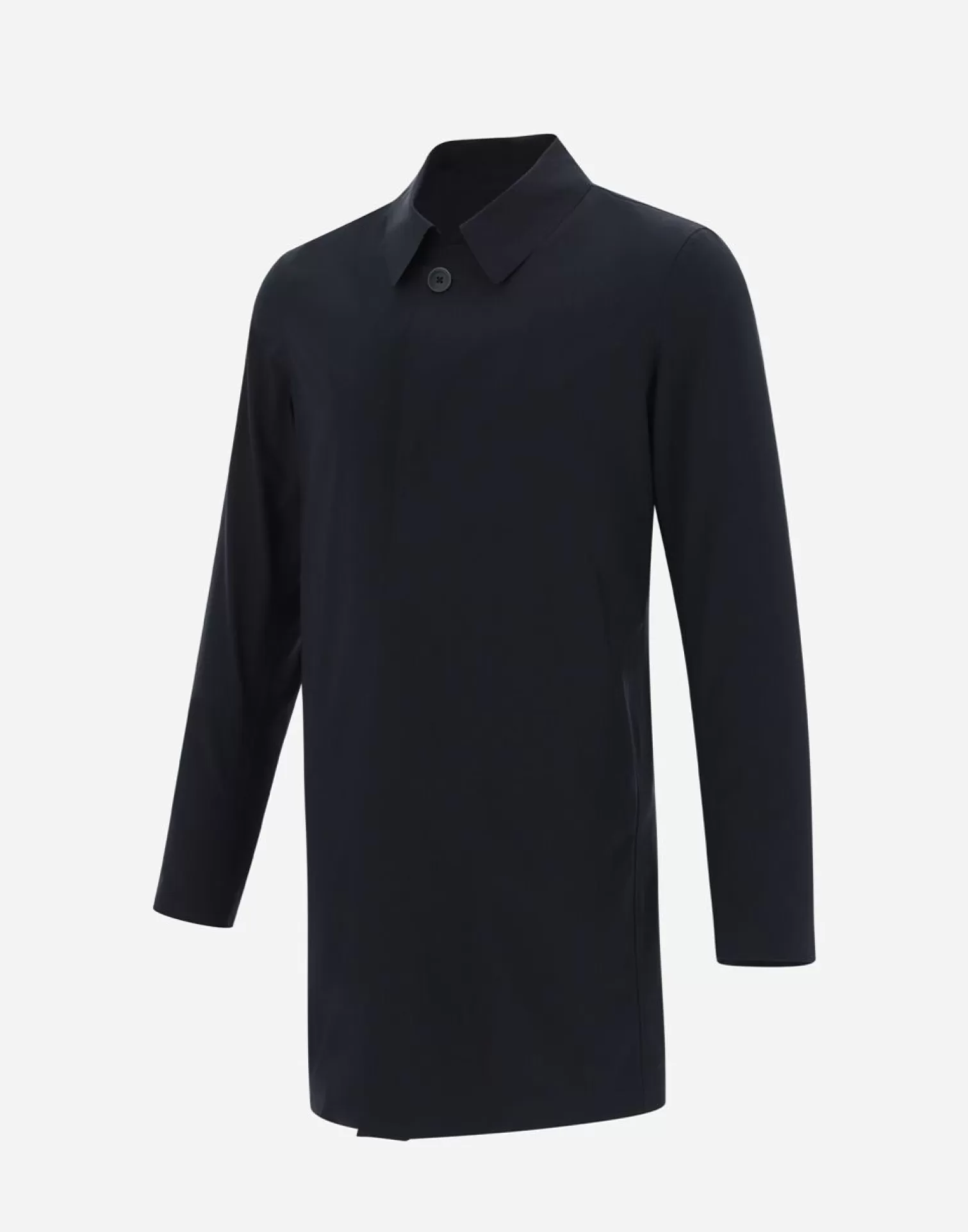 Herno Imperméables>Monogram Taped Essence Raincoat Navy Blue