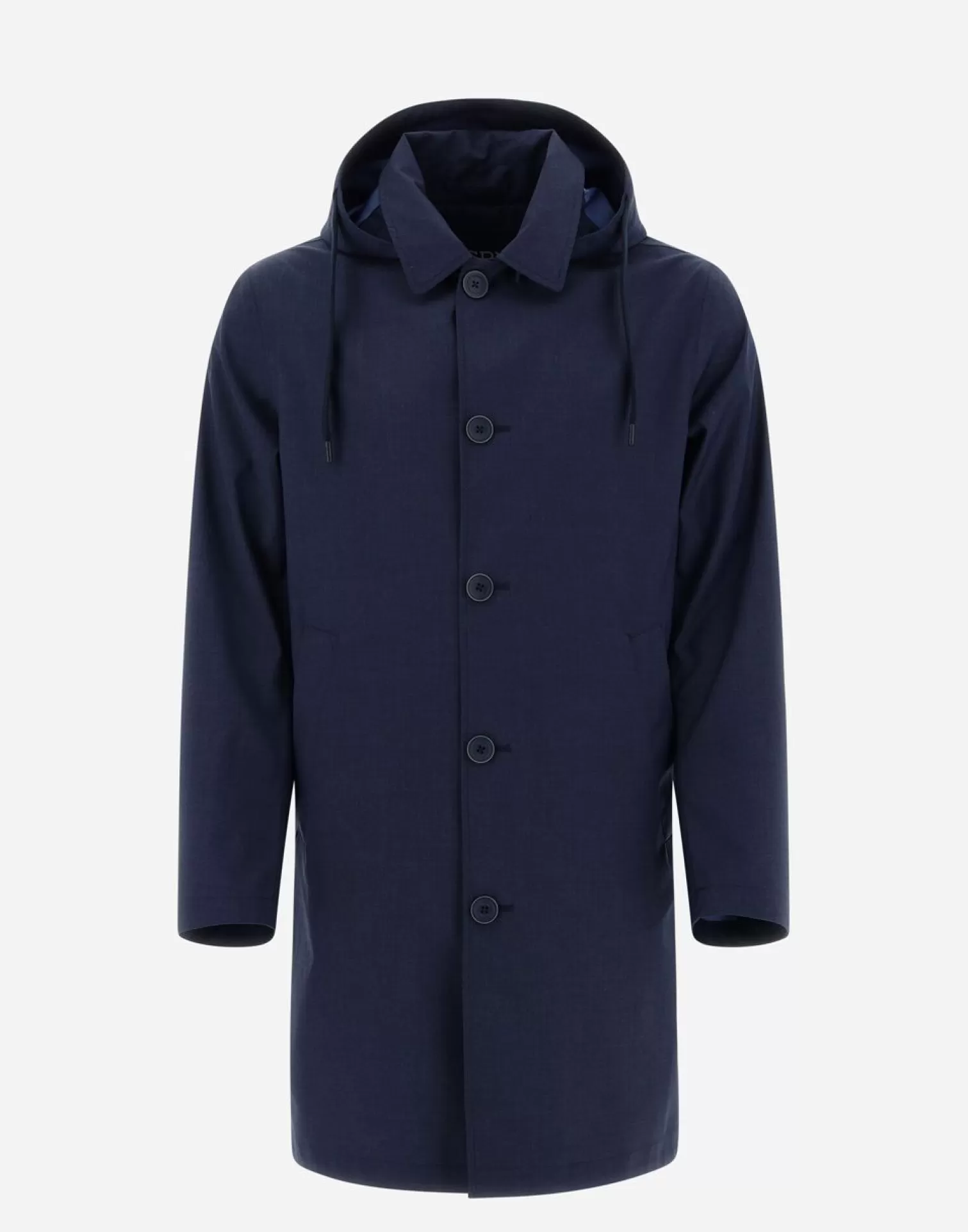 Herno Imperméables>Raincoat In Contemporary Classy Blue