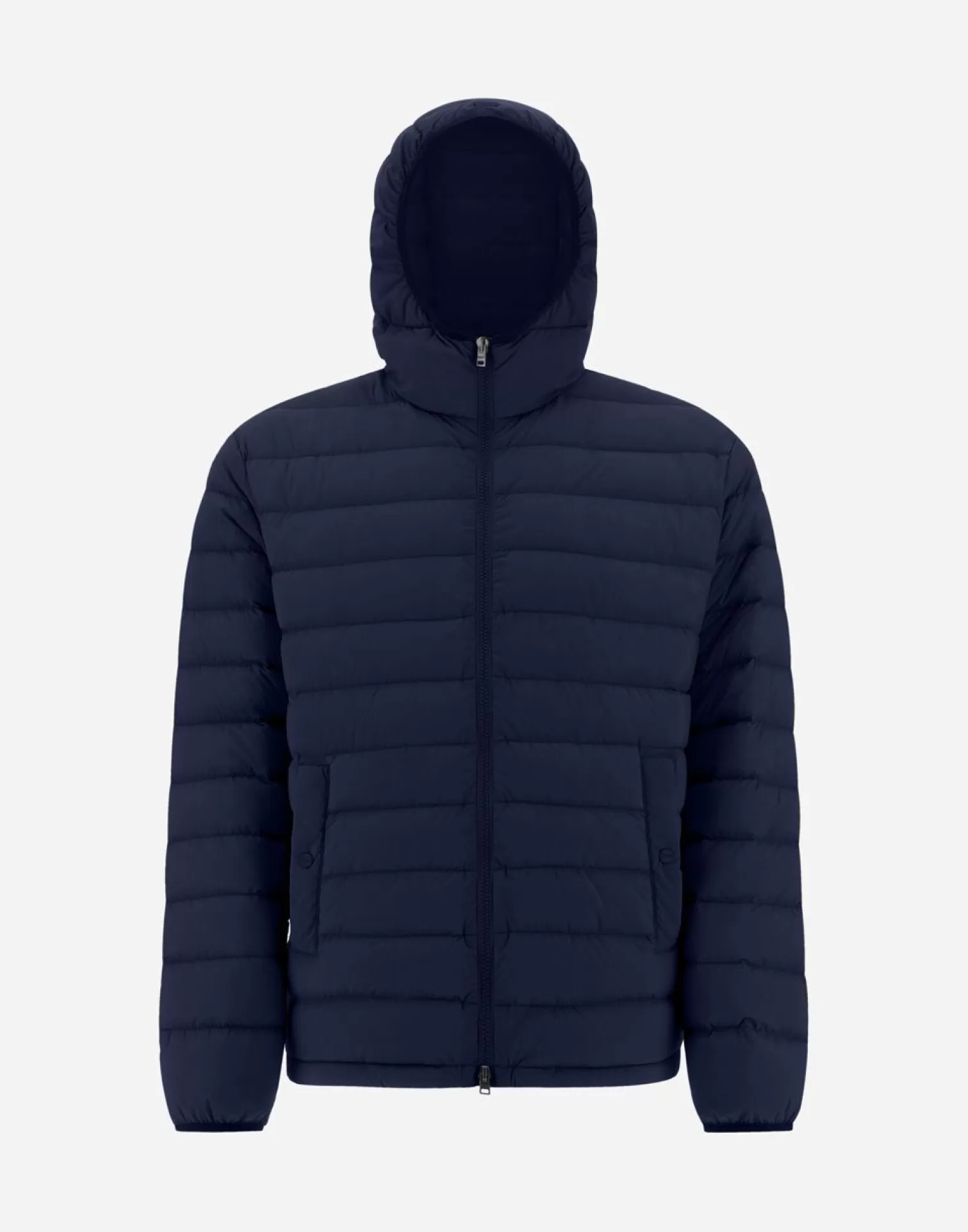 Herno Bomber>Resort Bomber Jacket In Light Nylon Stretch Blue