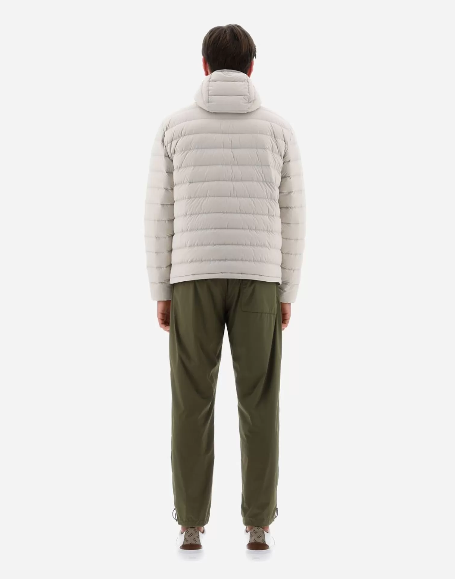Herno Bomber>Resort Bomber Jacket In Light Nylon Stretch Chantilly