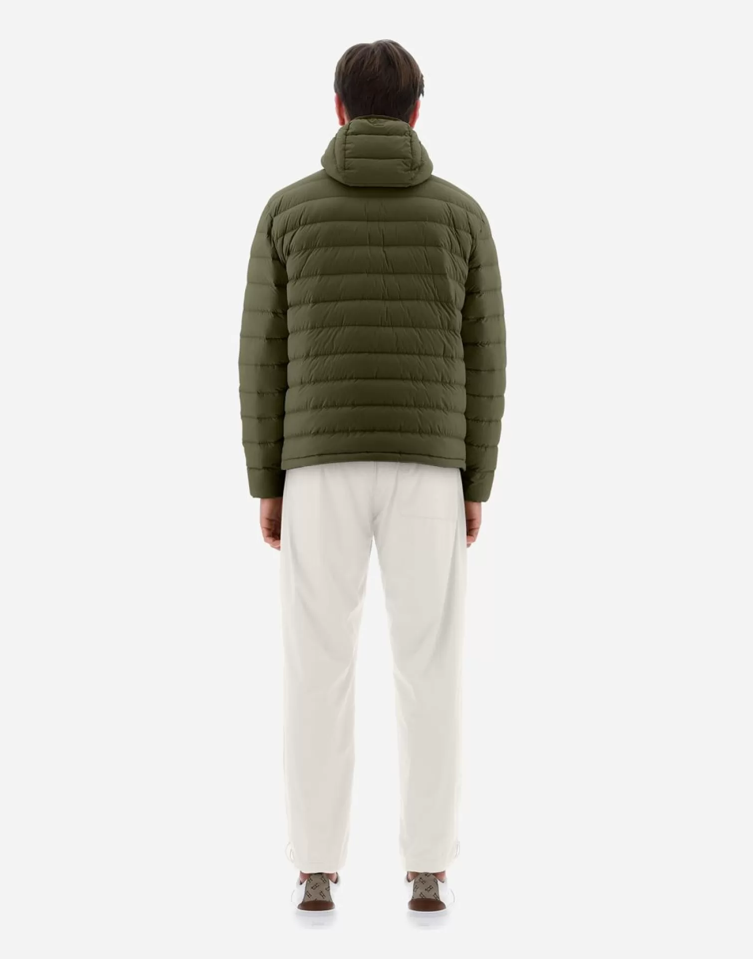 Herno Bomber>Resort Bomber Jacket In Light Nylon Stretch Light Military