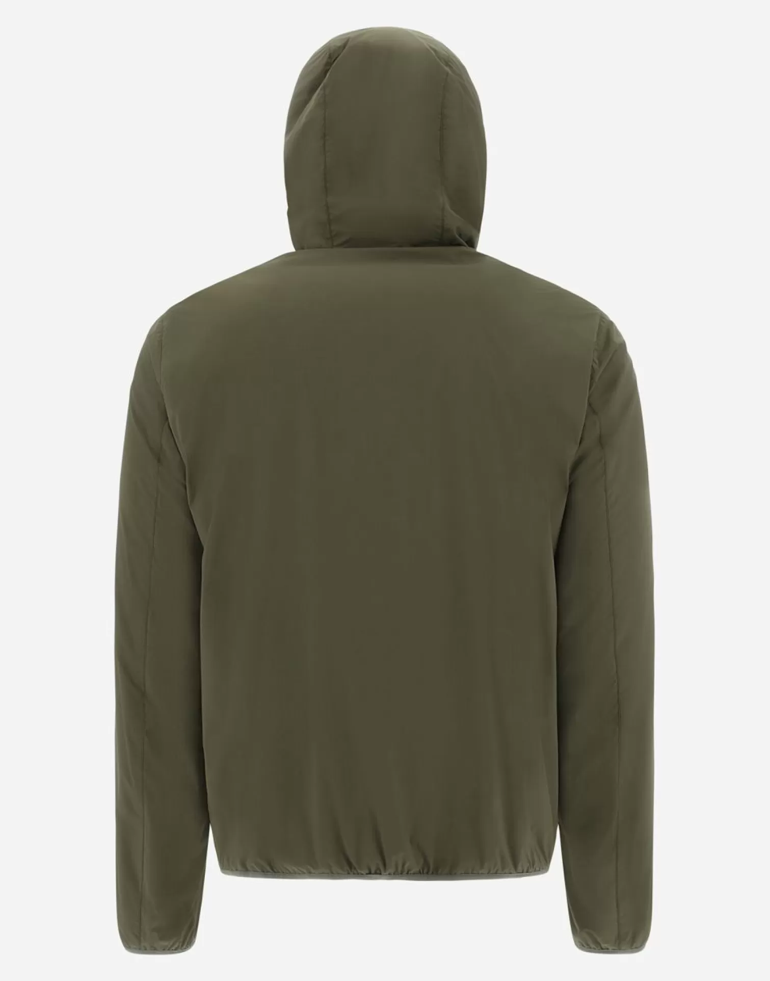 Herno Bomber>Resort Bomber Jacket In Light Nylon Stretch & Light Jersey Light Military