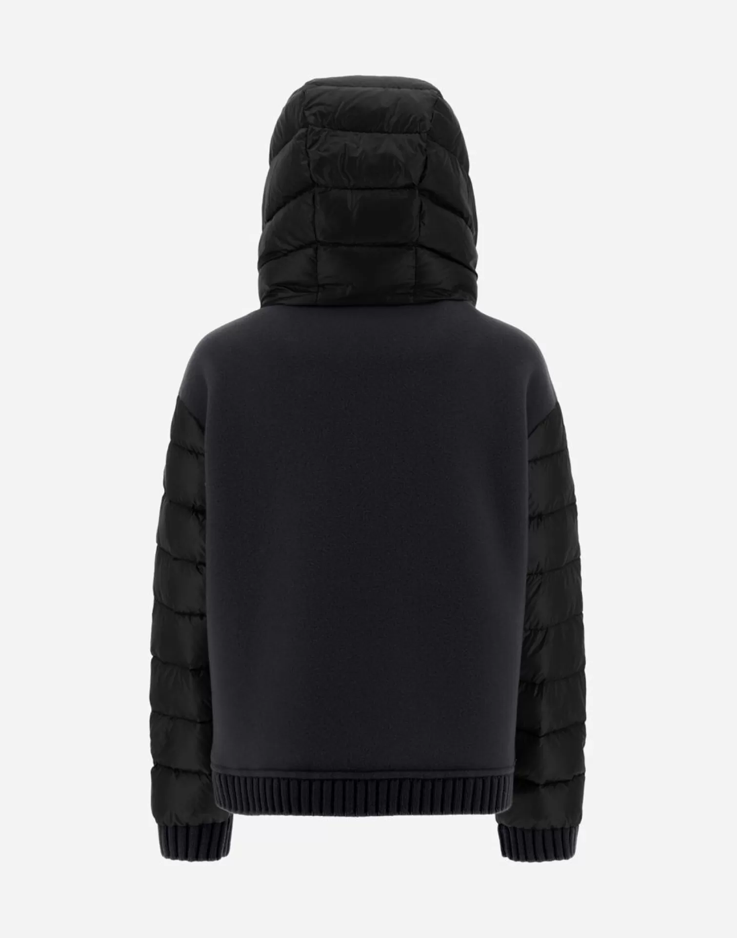 Herno Bomber>Resort Bomber Jacket In Modern Double & Nylon Ultralight Black