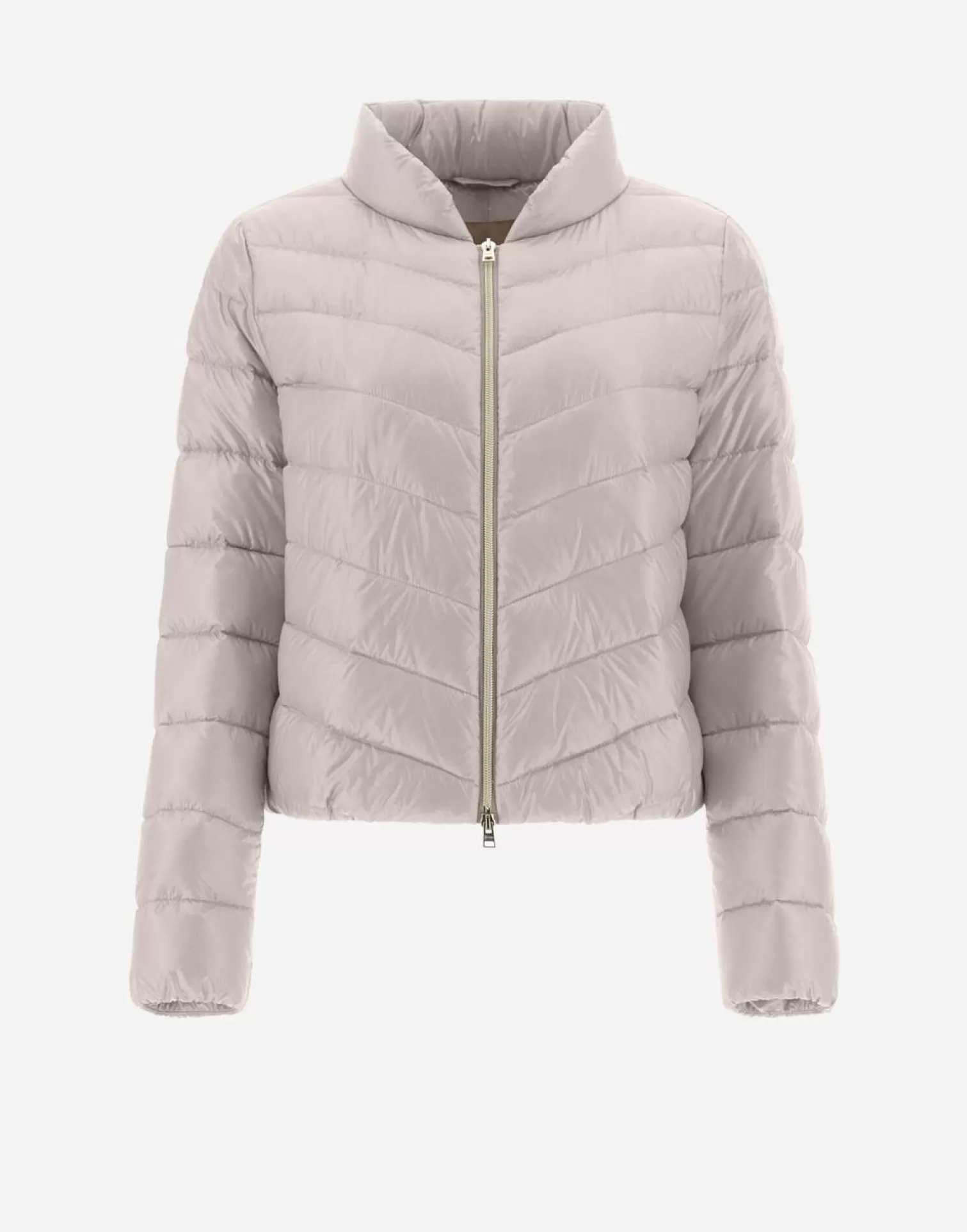 Herno Bomber>Resort Bomber Jacket In Nylon Ultralight Ice