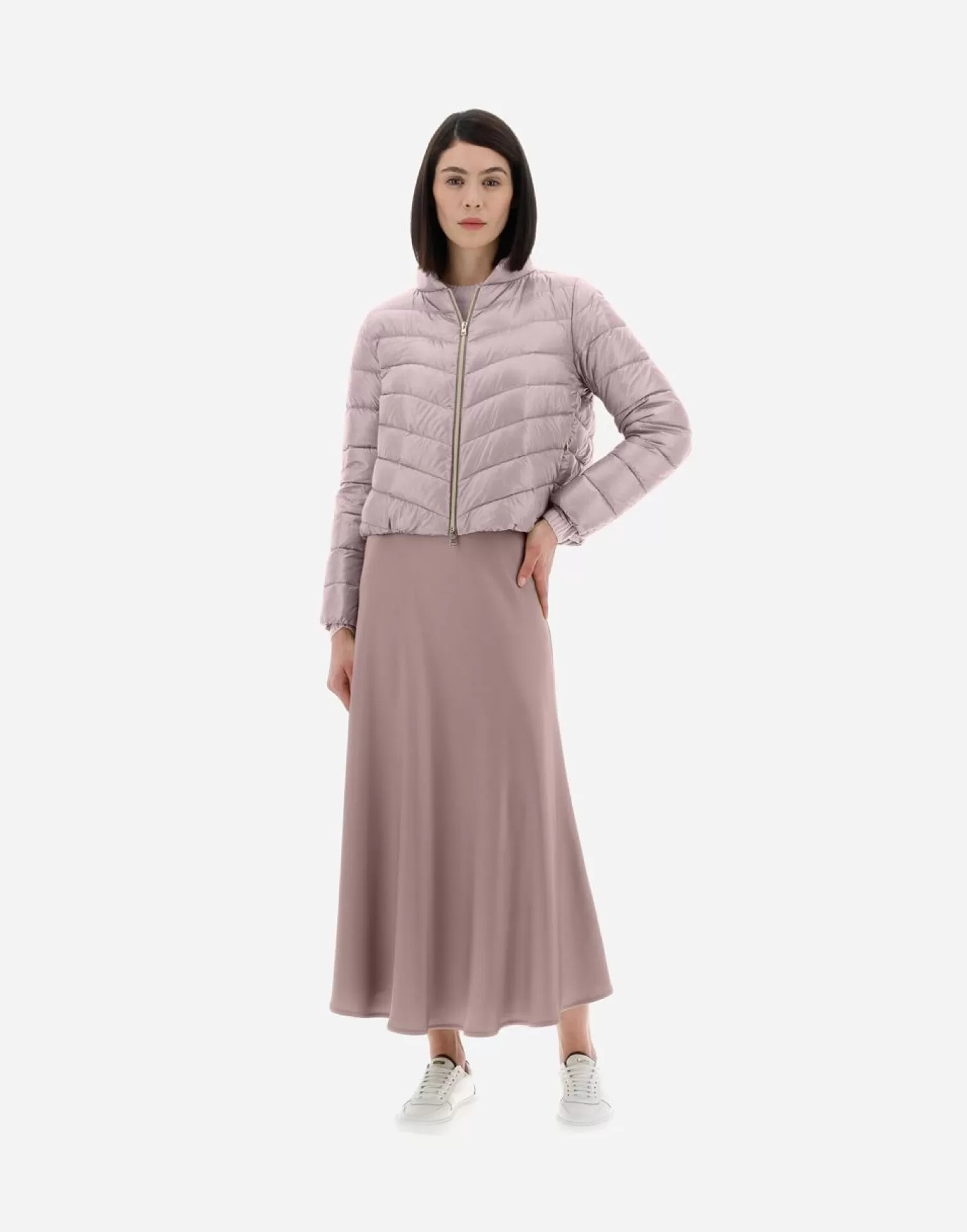 Herno Bomber>Resort Bomber Jacket In Nylon Ultralight Lilac