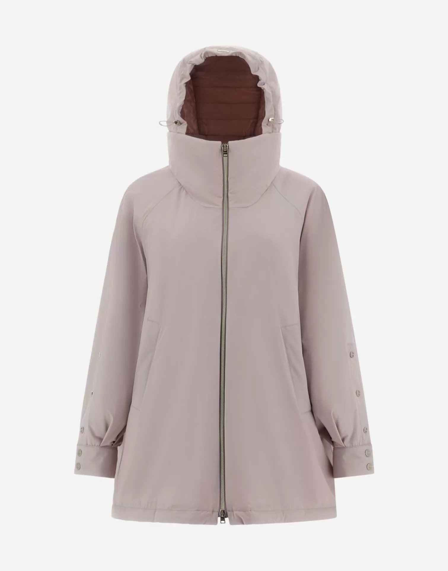 Herno Trapèze>Resort Ponente Travel A-Shape Jacket Lilac