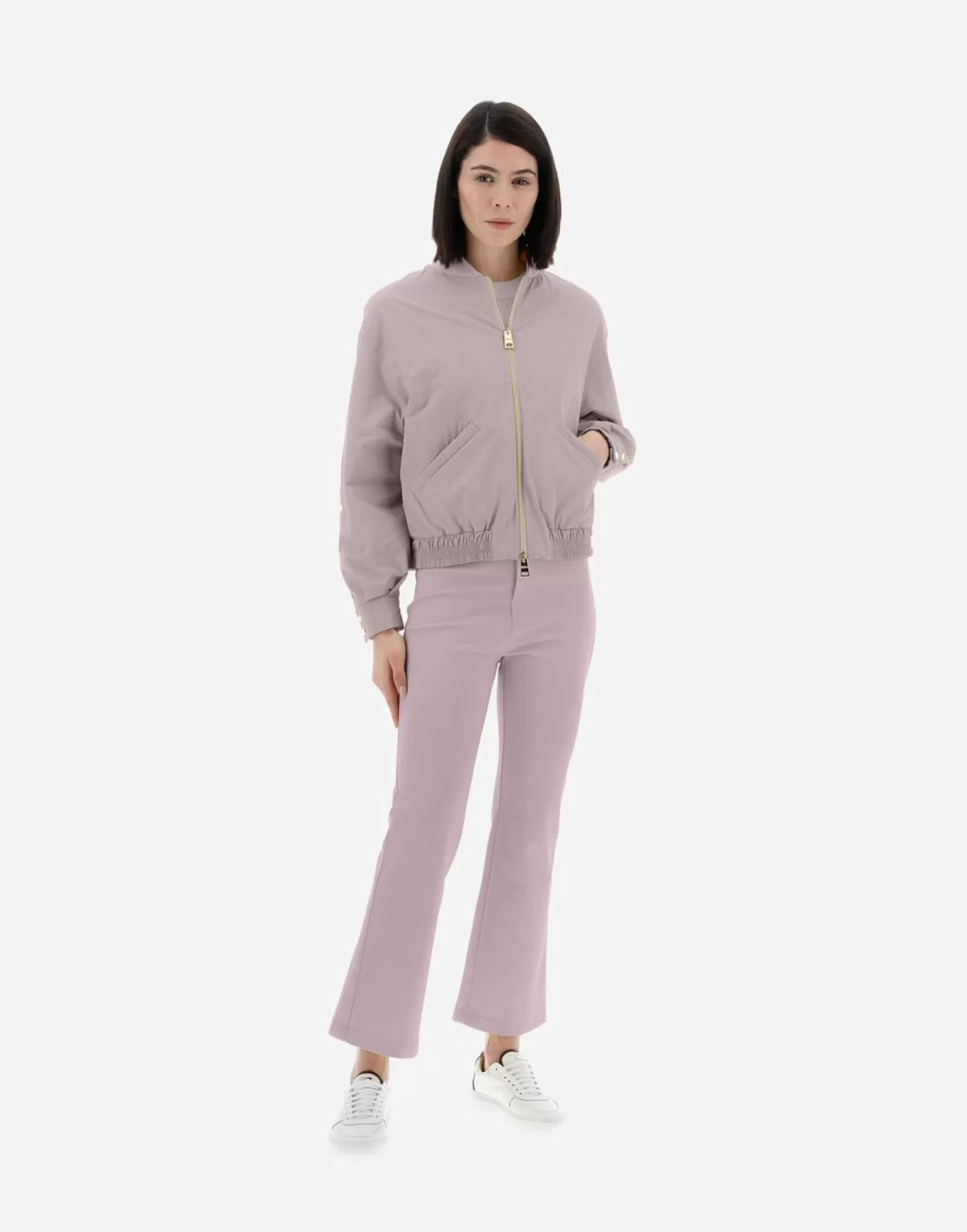 Herno Bomber>Resort Ponente Travel Bomber Jacket Lilac