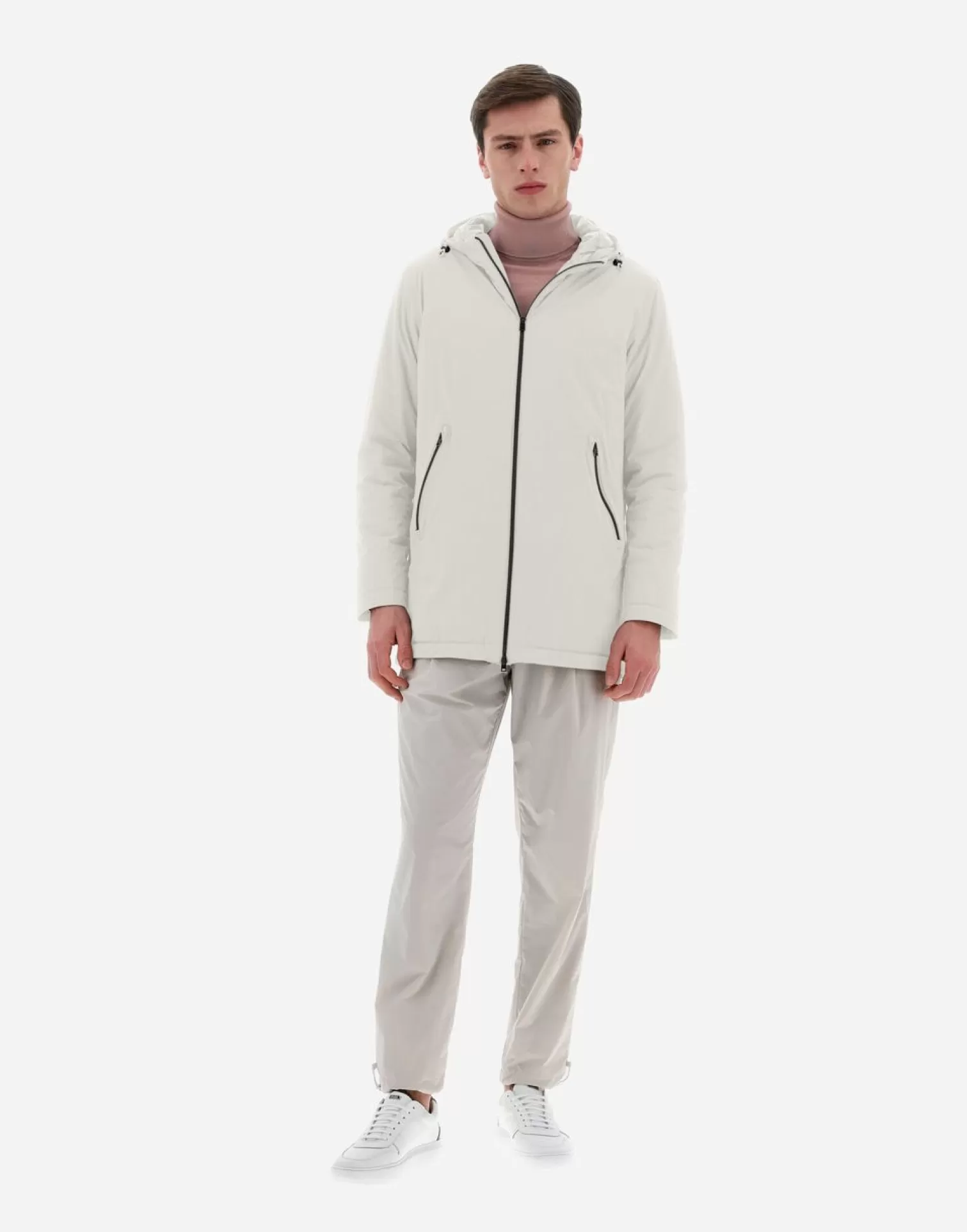 Herno Parkas Et Vestes>Resort Ponente Travel Parka White