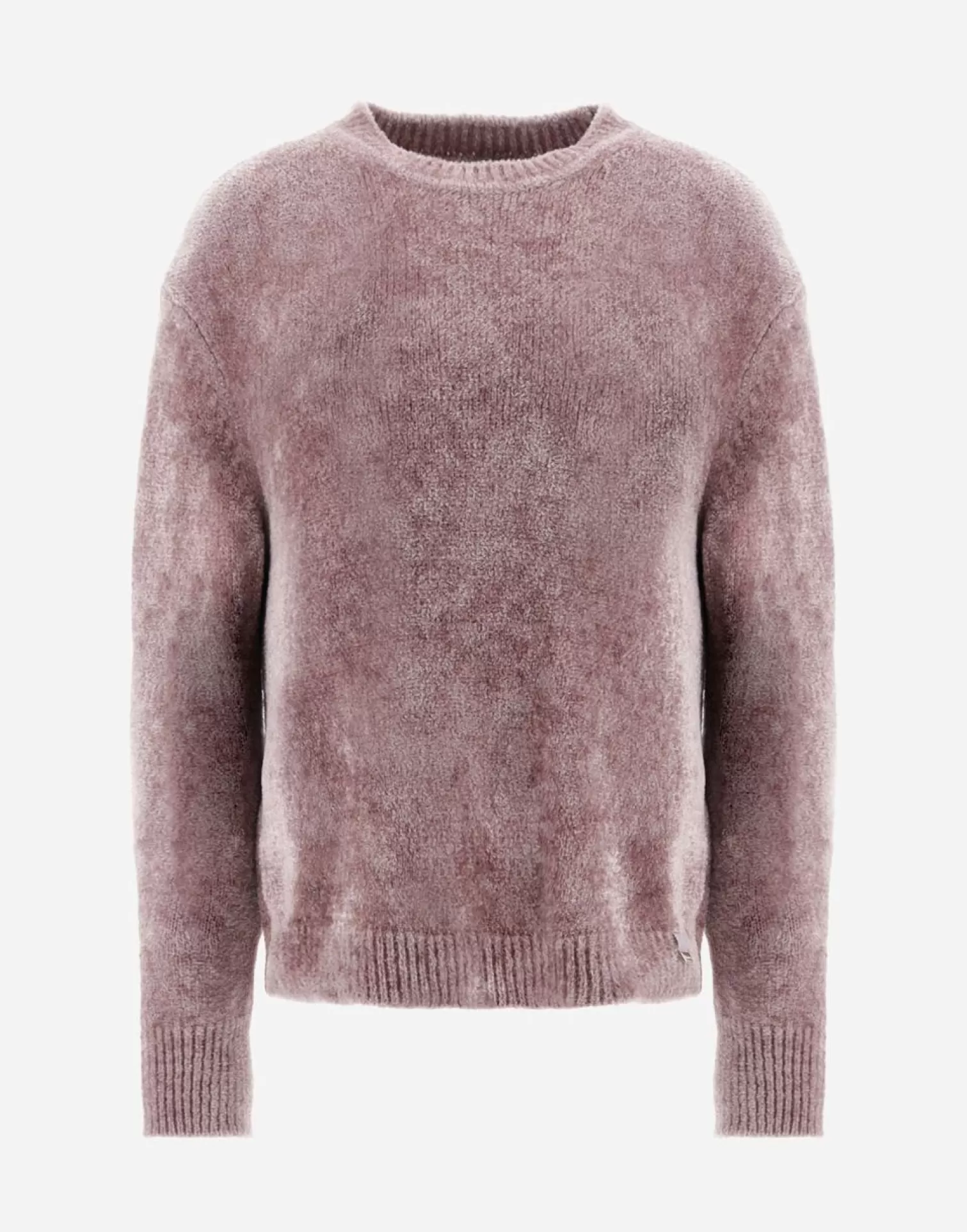 Herno Pulls Et Cardigans>Resort Pullover In Chenille Knit Lilac