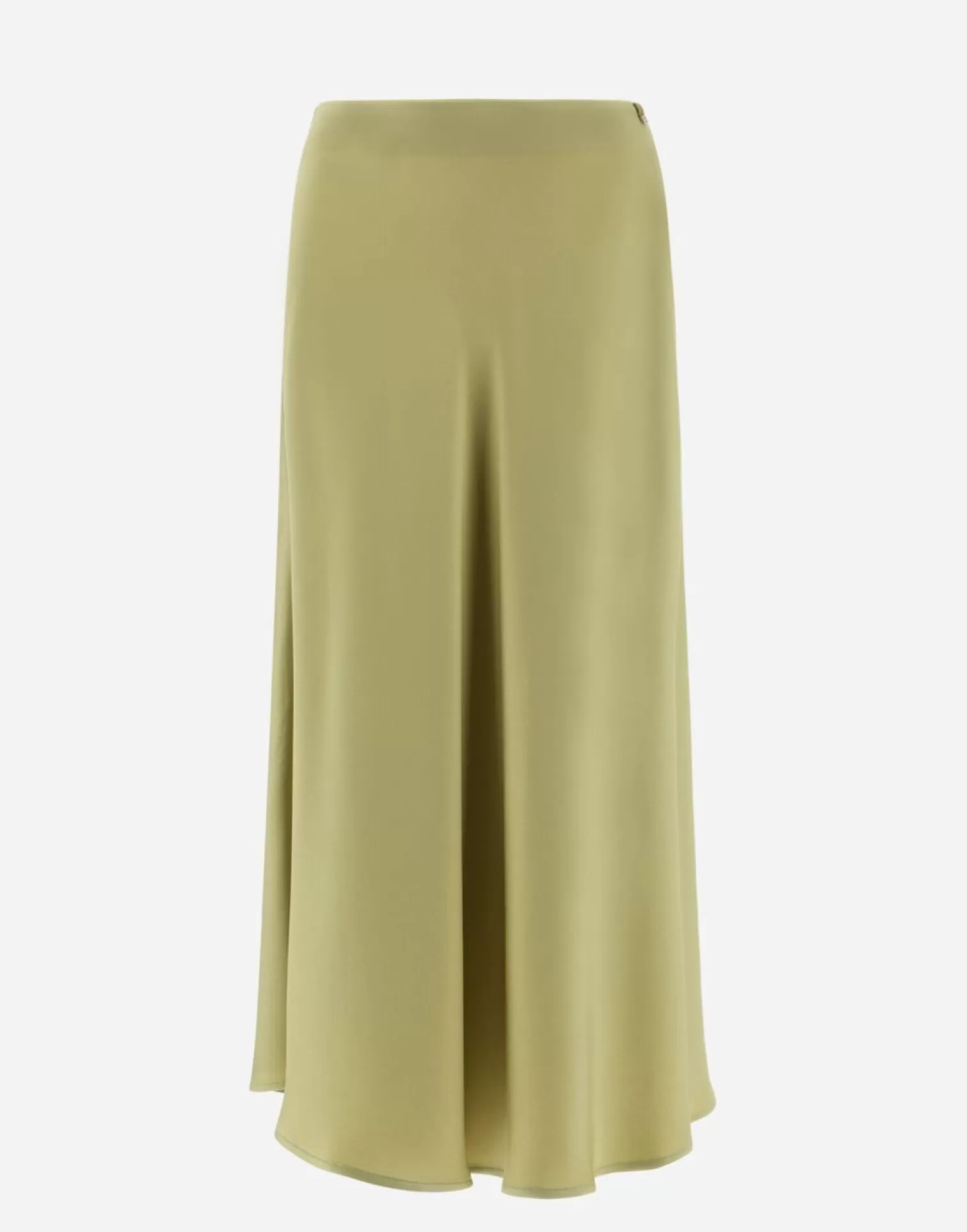 Herno Jupes>Resort Skirt In Satin Effect Canary