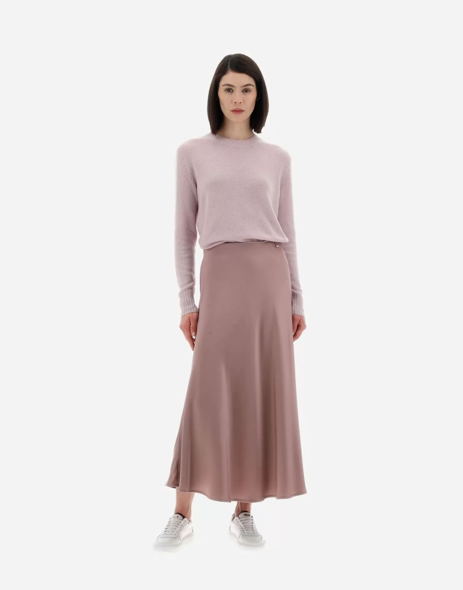 Herno Jupes>Resort Skirt In Satin Effect Lilac