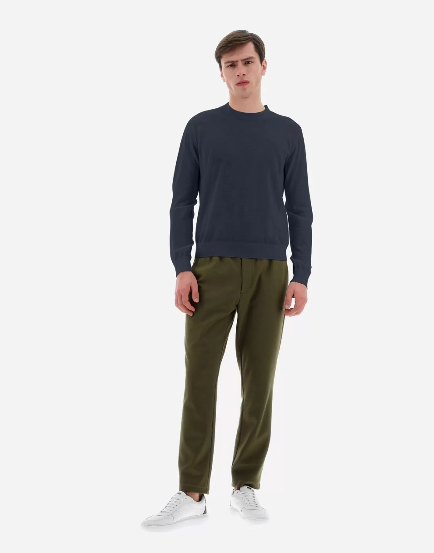 Herno Pulls Et Cardigans>Resort Sweater In Breeze Navy Blue