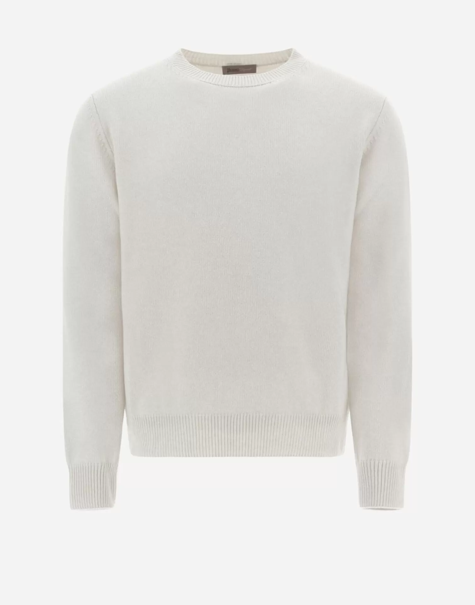 Herno Pulls Et Cardigans>Resort Sweater In Cloud Cashmere Mastic (Dove Grey)