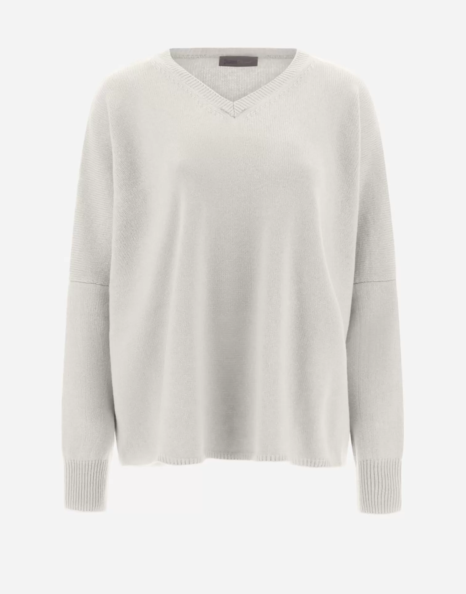 Herno Pulls Et Cardigans>Resort Sweater In Eternity Cashmere Mastic (Dove Grey)