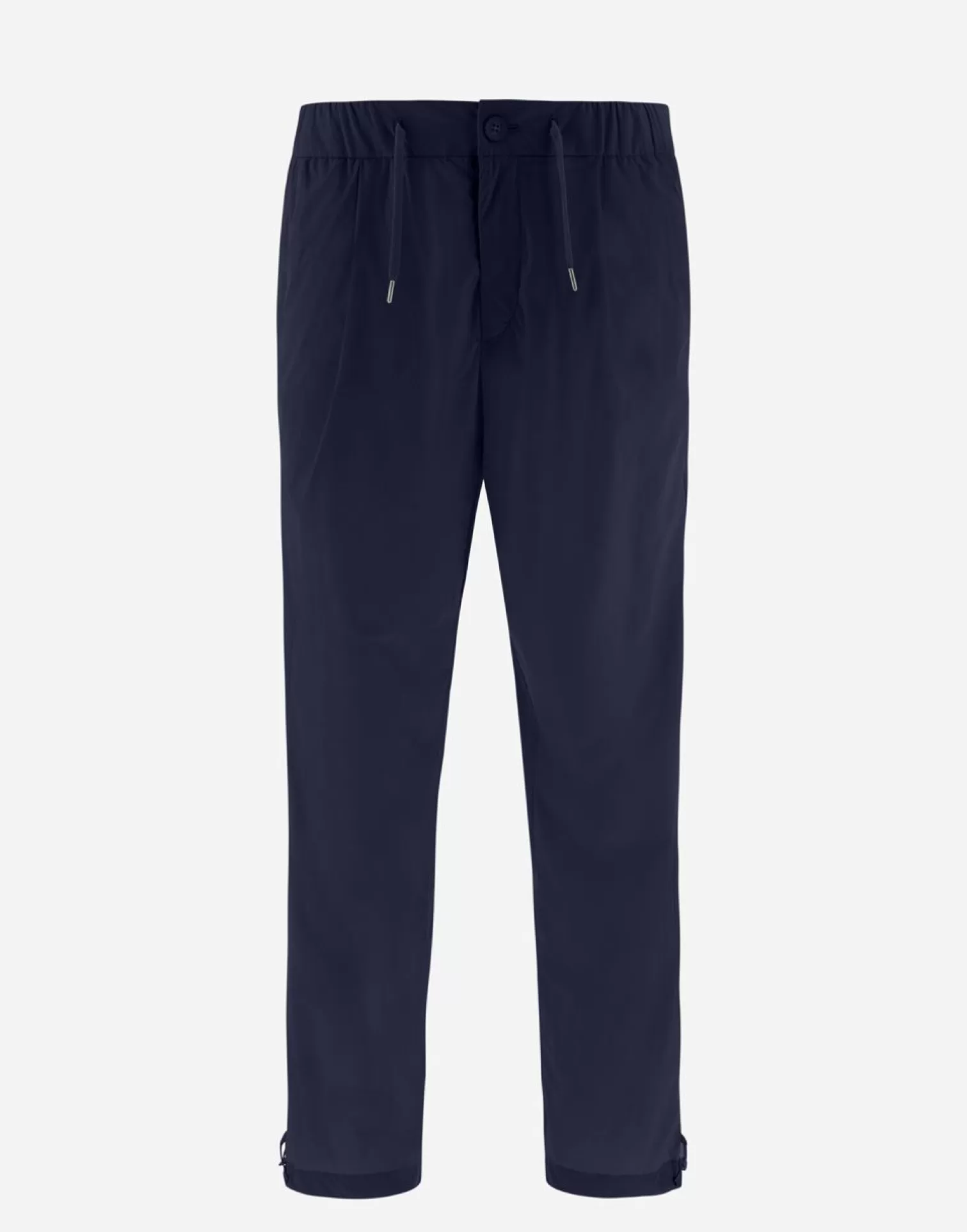 Herno Pantalons>Resort Trousers In Light Nylon Stretch Blue