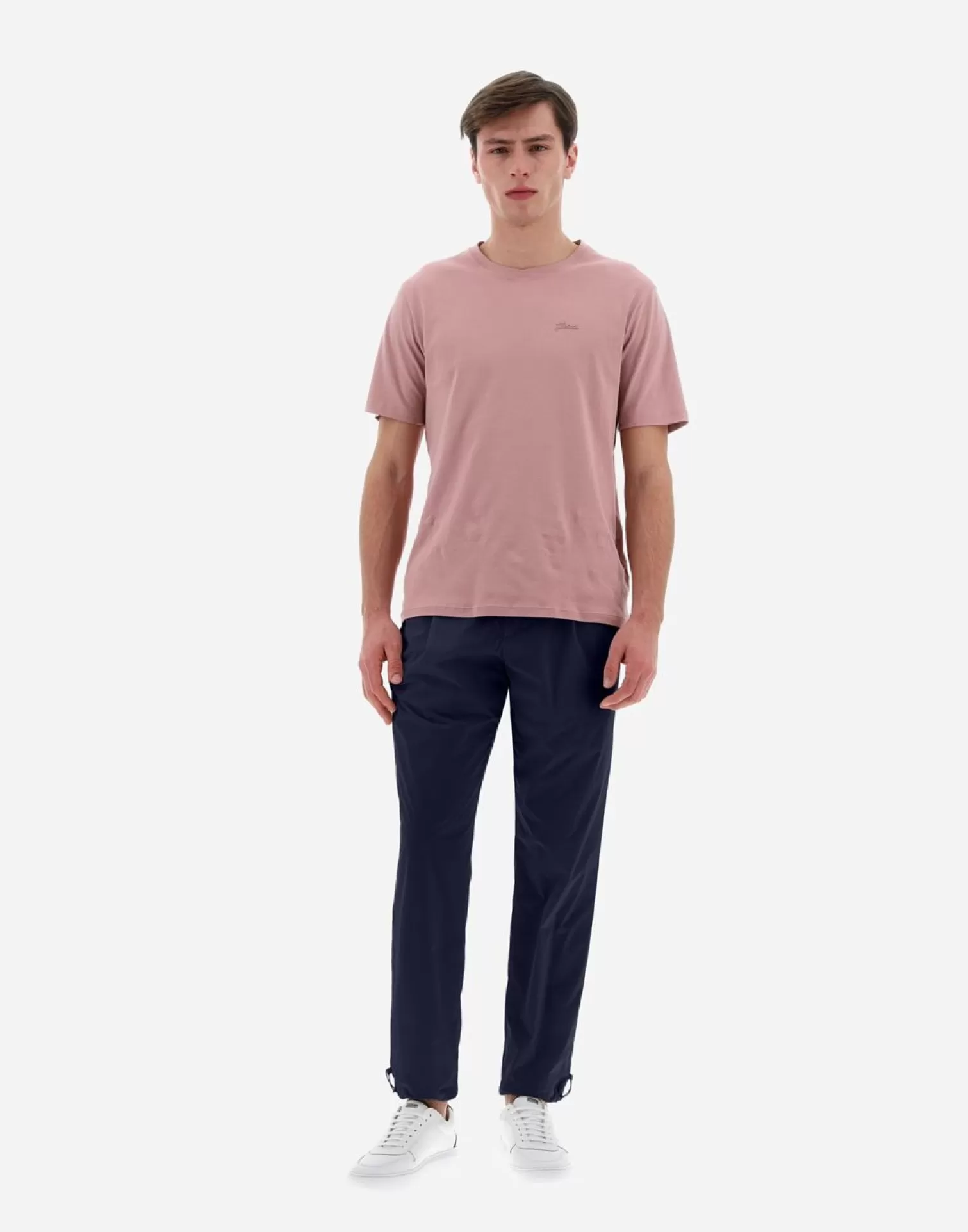 Herno Pantalons>Resort Trousers In Light Nylon Stretch Blue