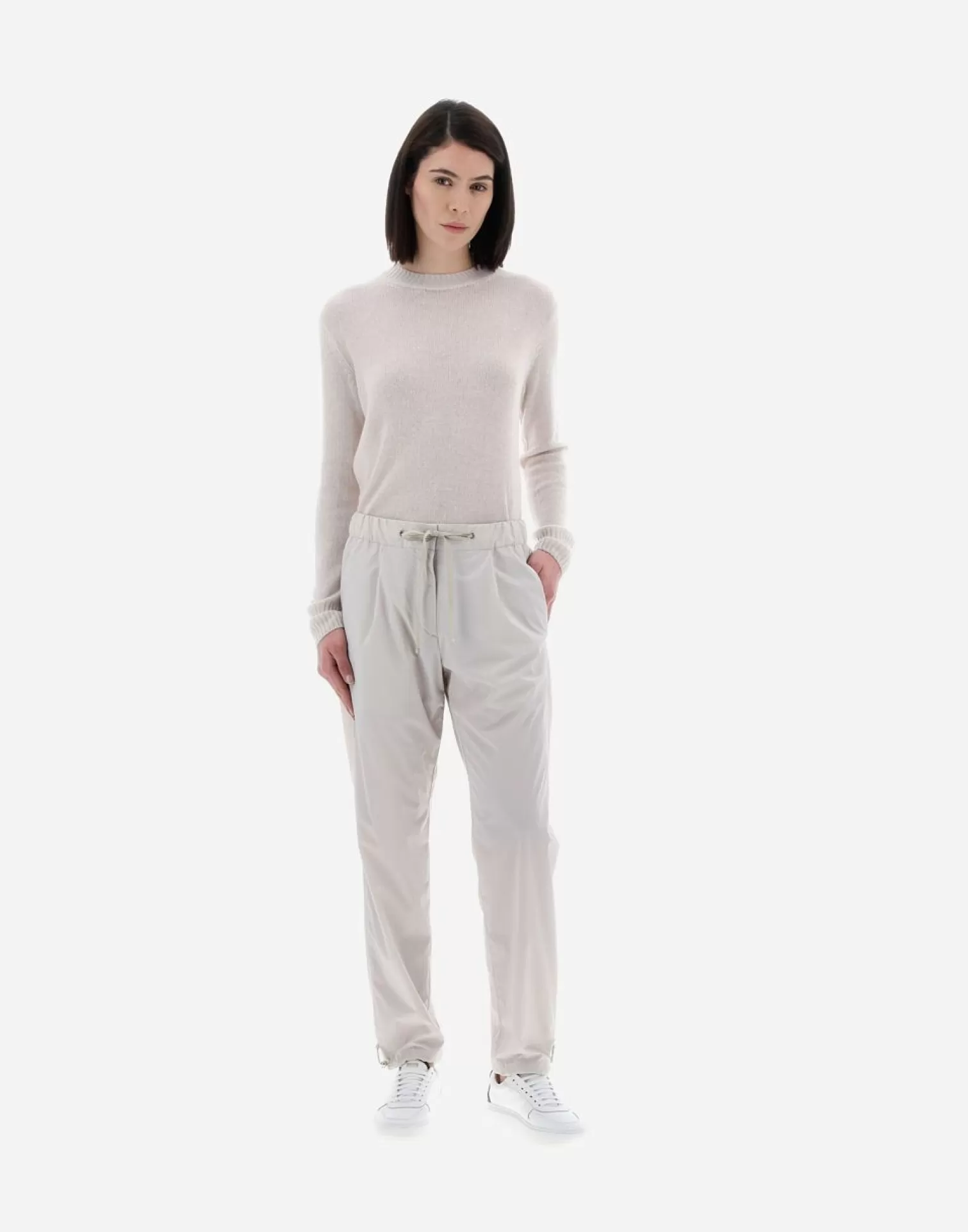 Herno Pantalons>Resort Trousers In Light Nylon Stretch Chantilly