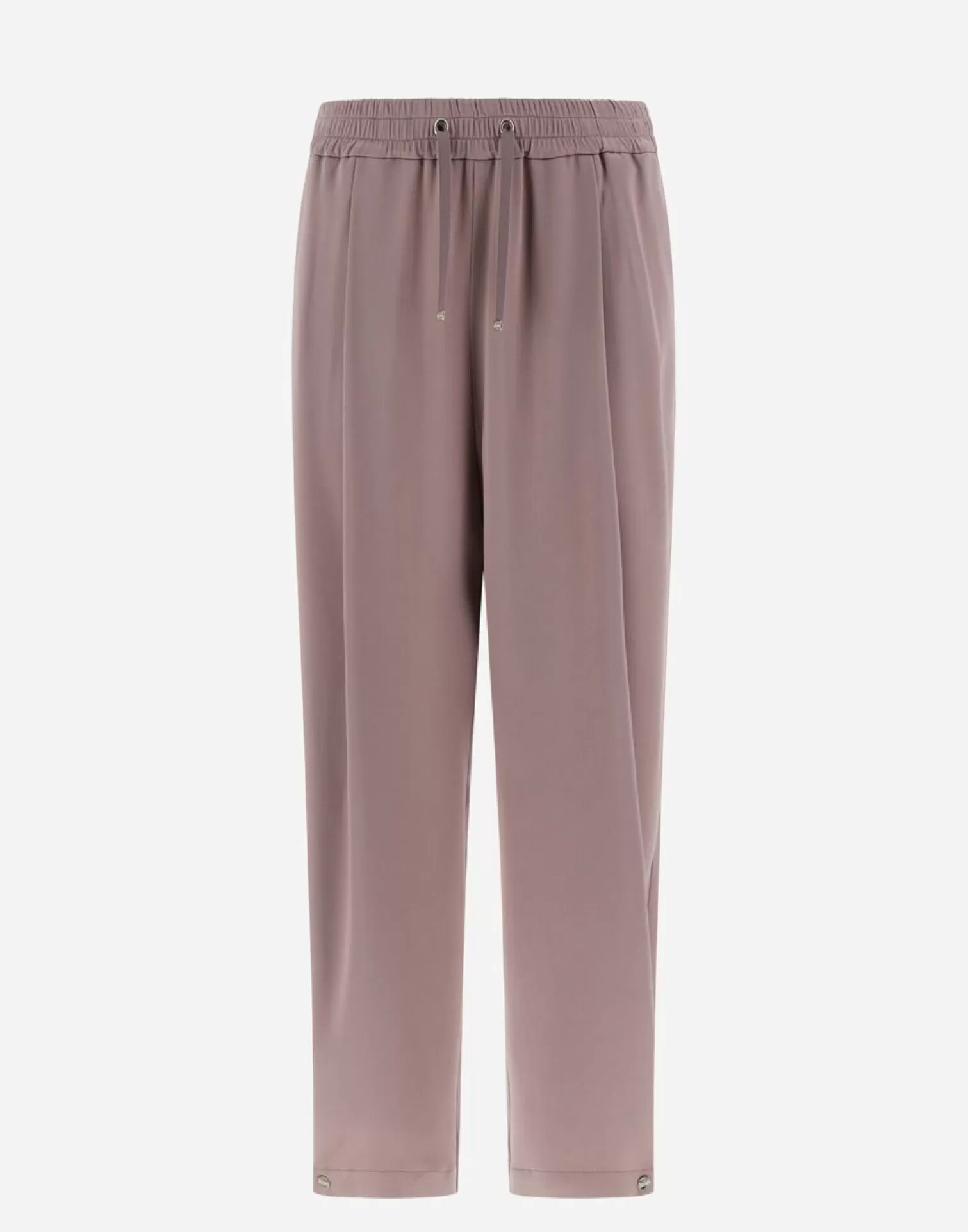 Herno Pantalons>Resort Trousers In Satin Effect Lilac