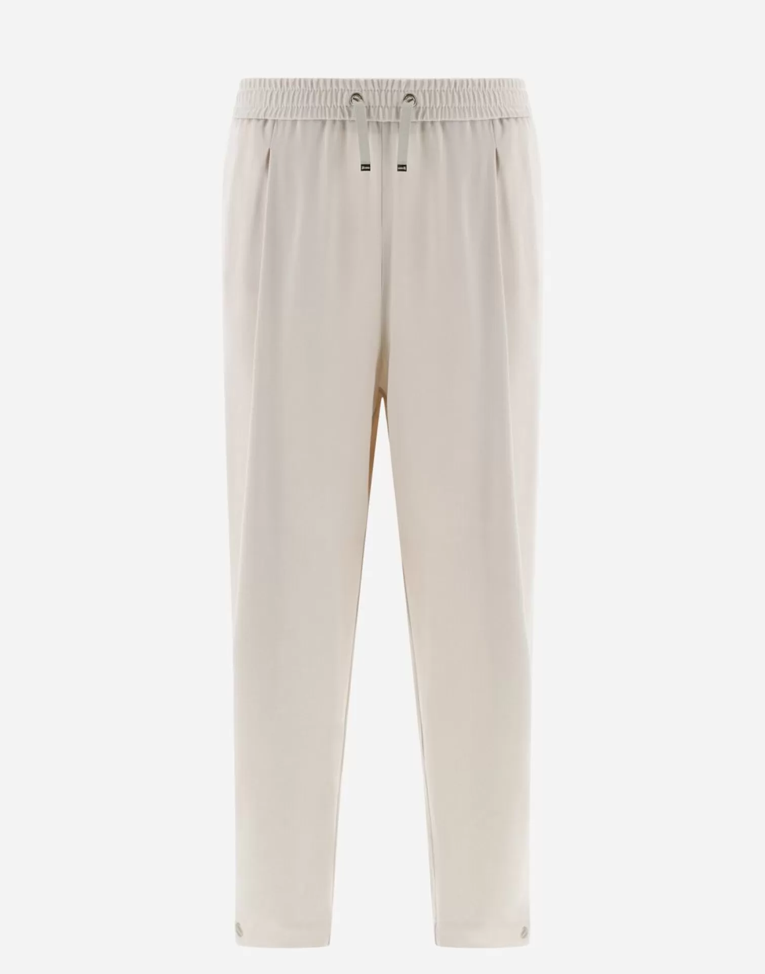 Herno Pantalons>Resort Trousers In Satin Effect Chantilly