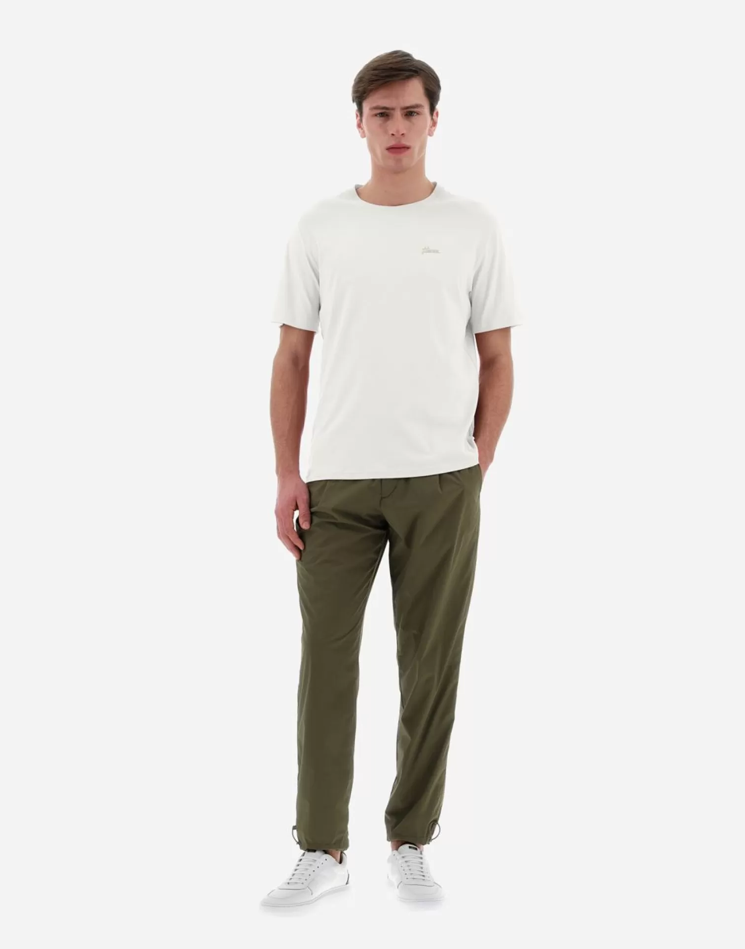 Herno T-Shirts Et Polos>Resort T-Shirt In Basic Cotton Chantilly