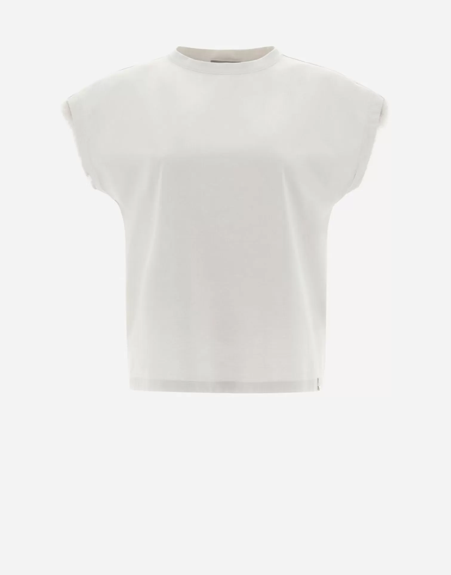 Herno T-Shirts>Resort T-Shirt In Chic Cotton Jersey Chantilly