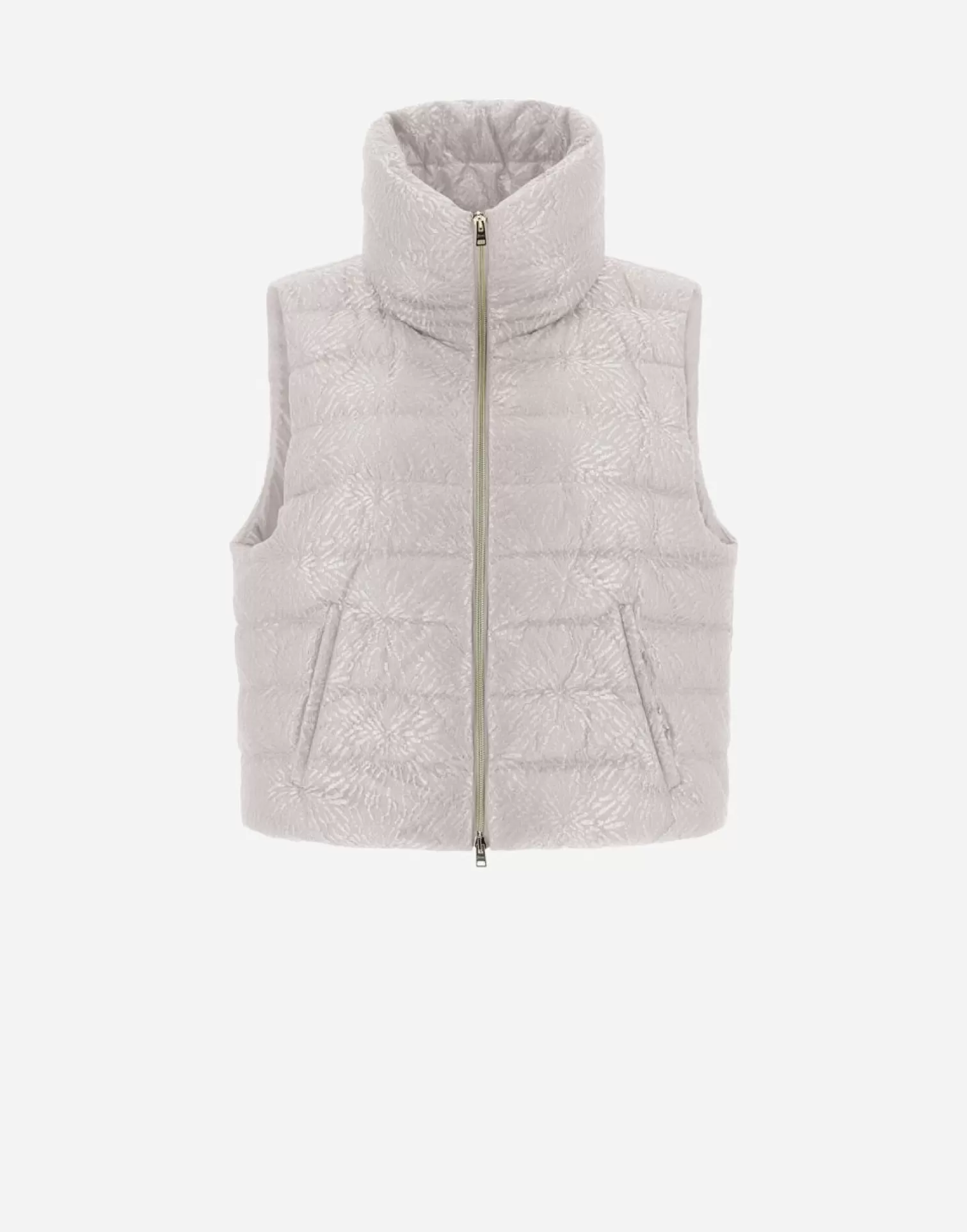 Herno Gilets>Resort Waistcoat In New Lace Chantilly