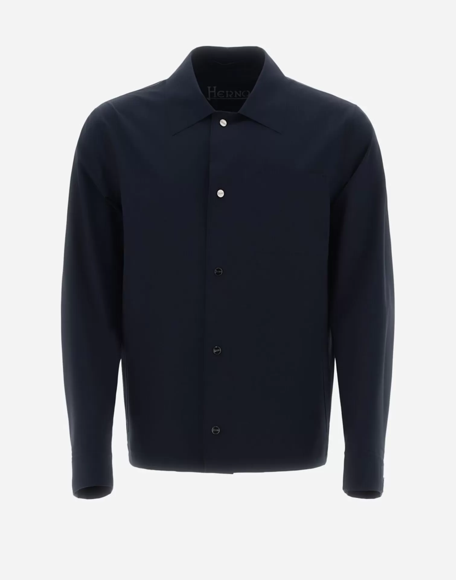 Herno Chemises>Shirt In Essence Navy Blue