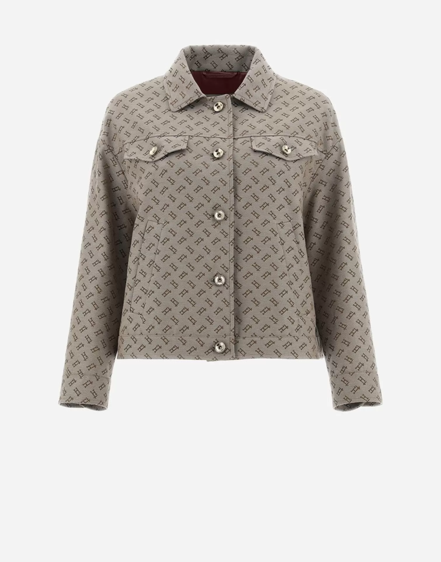 Herno Chemises>Shirt In Monogram Camel