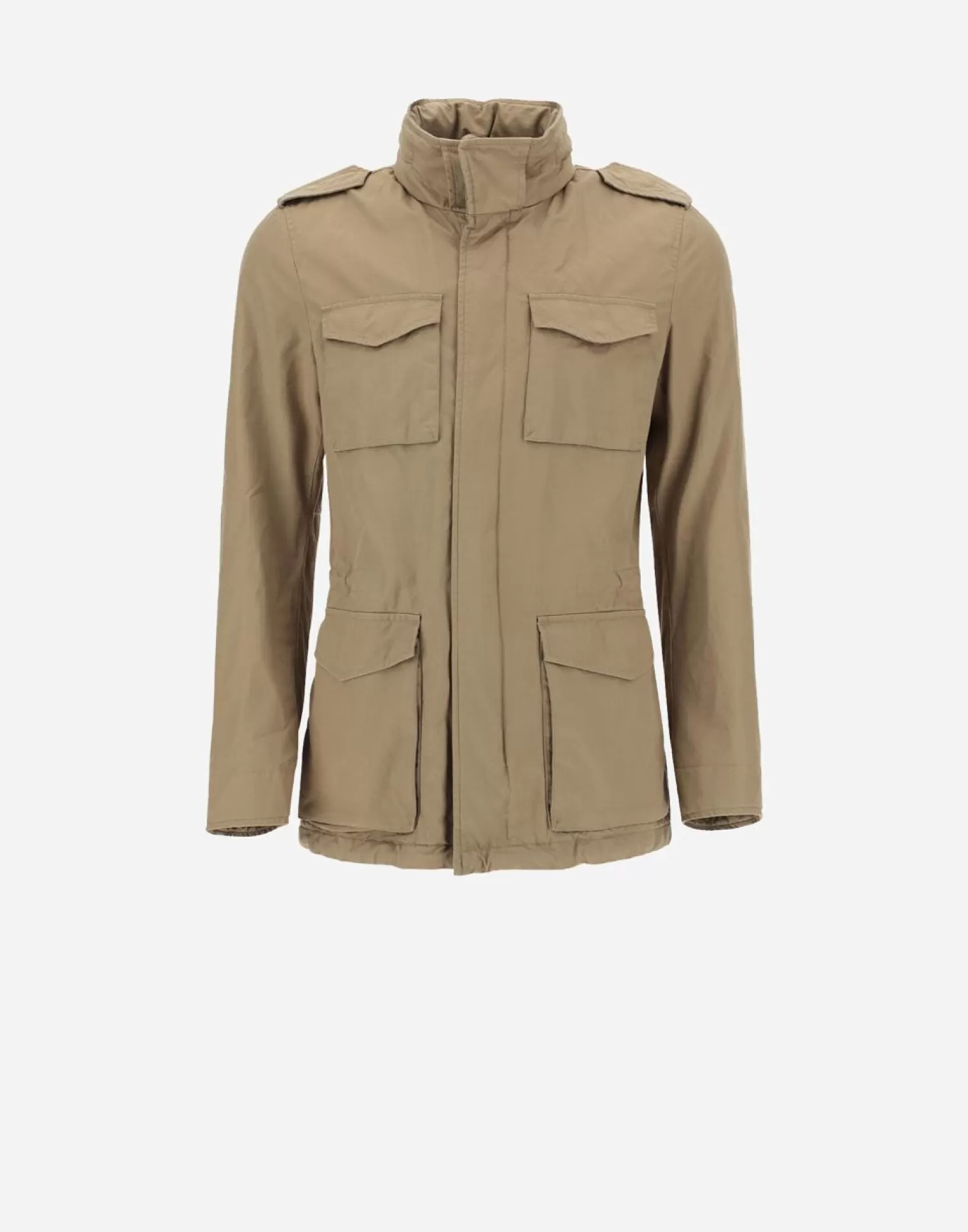 Herno Vestes Militaires>Tigri Washed Field Jacket Camel