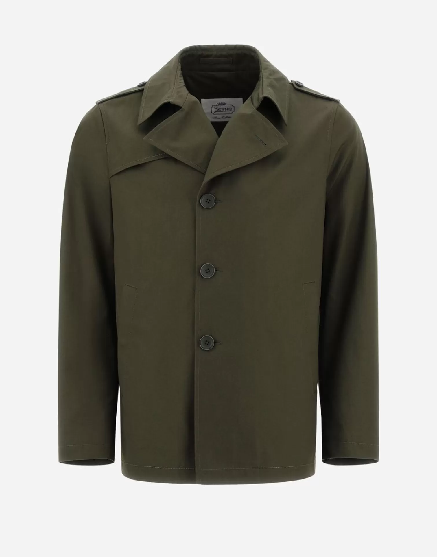 Herno Manteaux Et Trench-Coats>Trench Coat In Delon Light Military