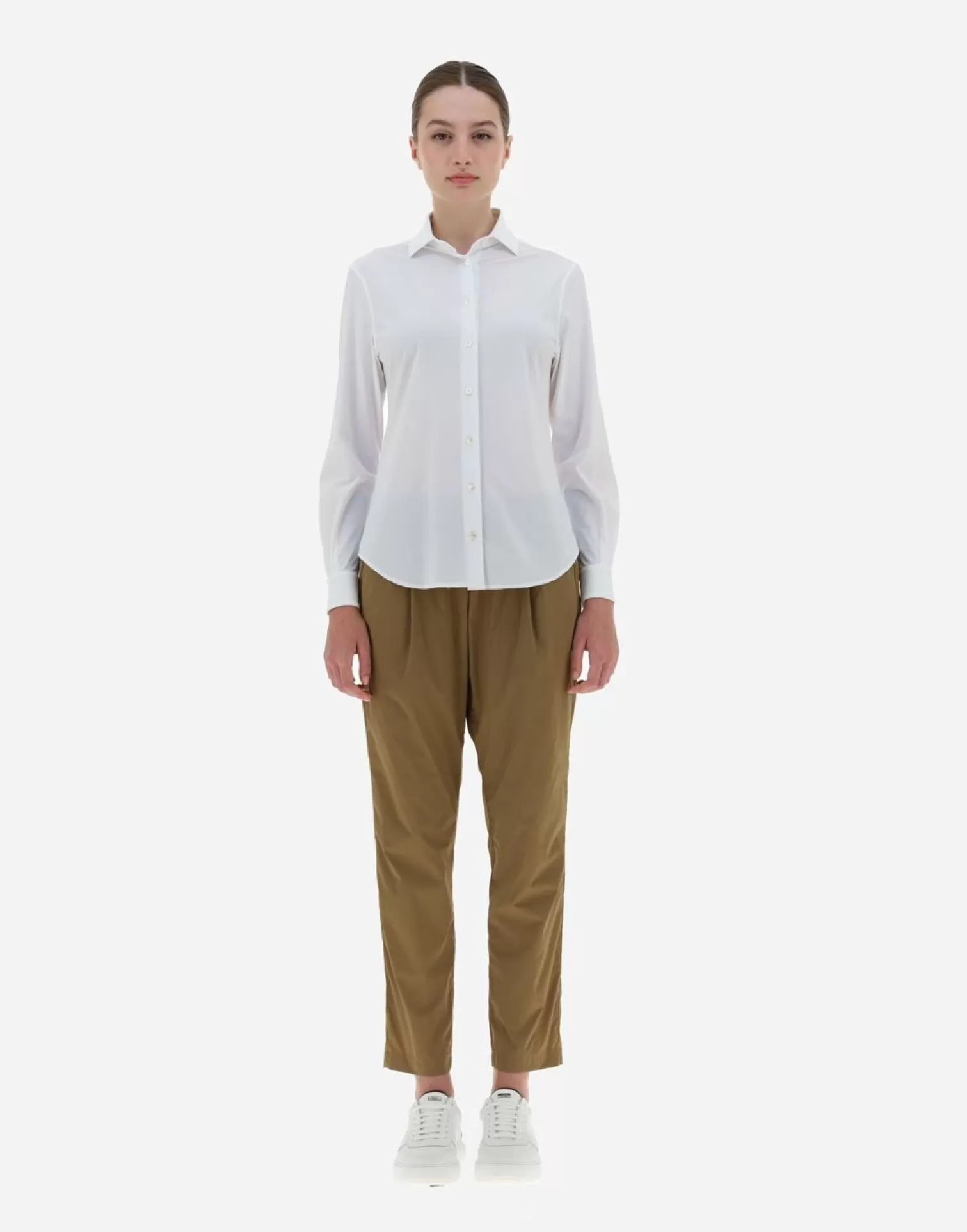 Herno Chemises>Women'S Spring Ultralight Scuba Shirt White